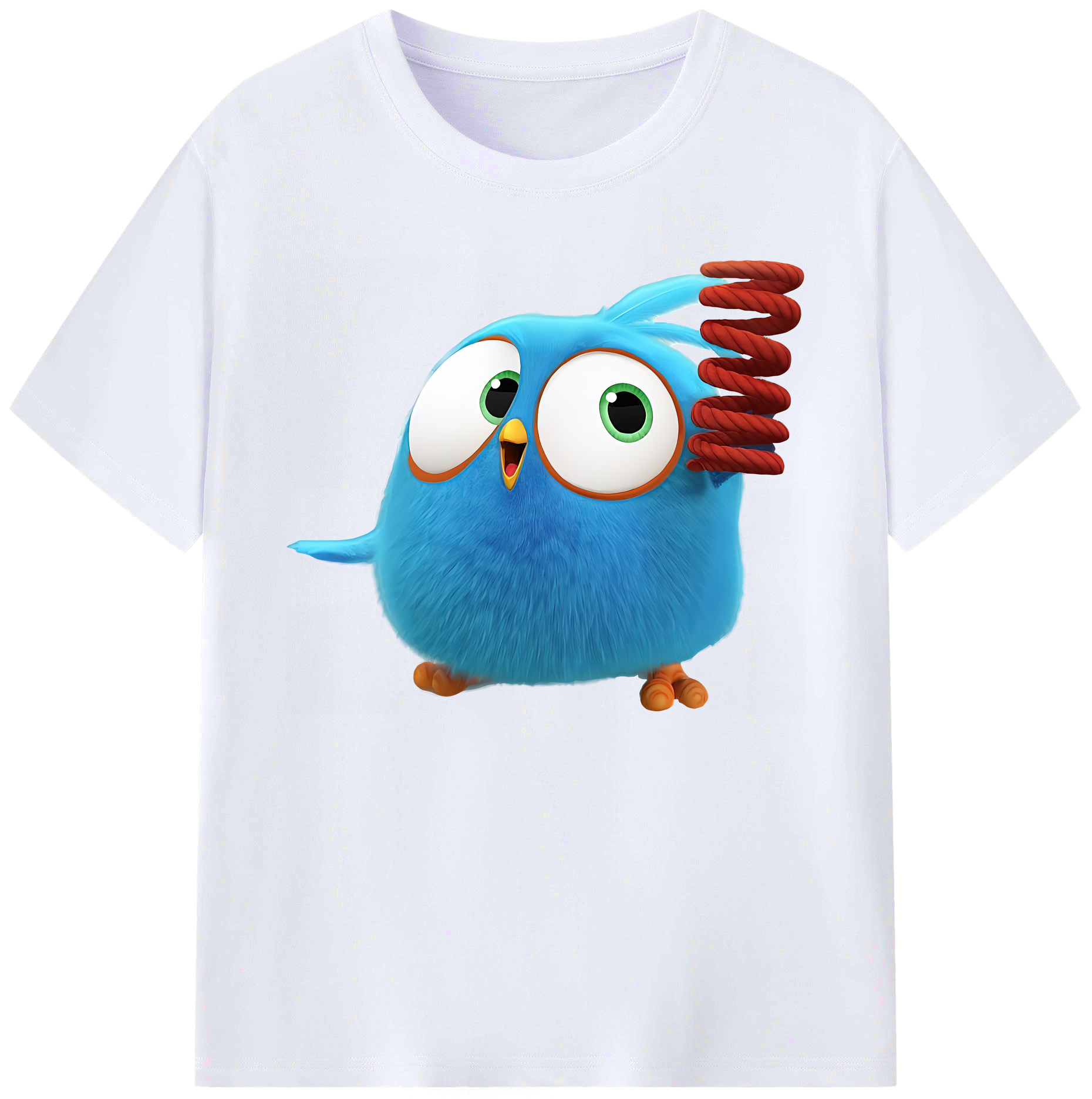 （画像用） Angry Birds アングリーバード 綿100％ メンズ半袖Tシャツ｜肌触りやわらか＆通気性