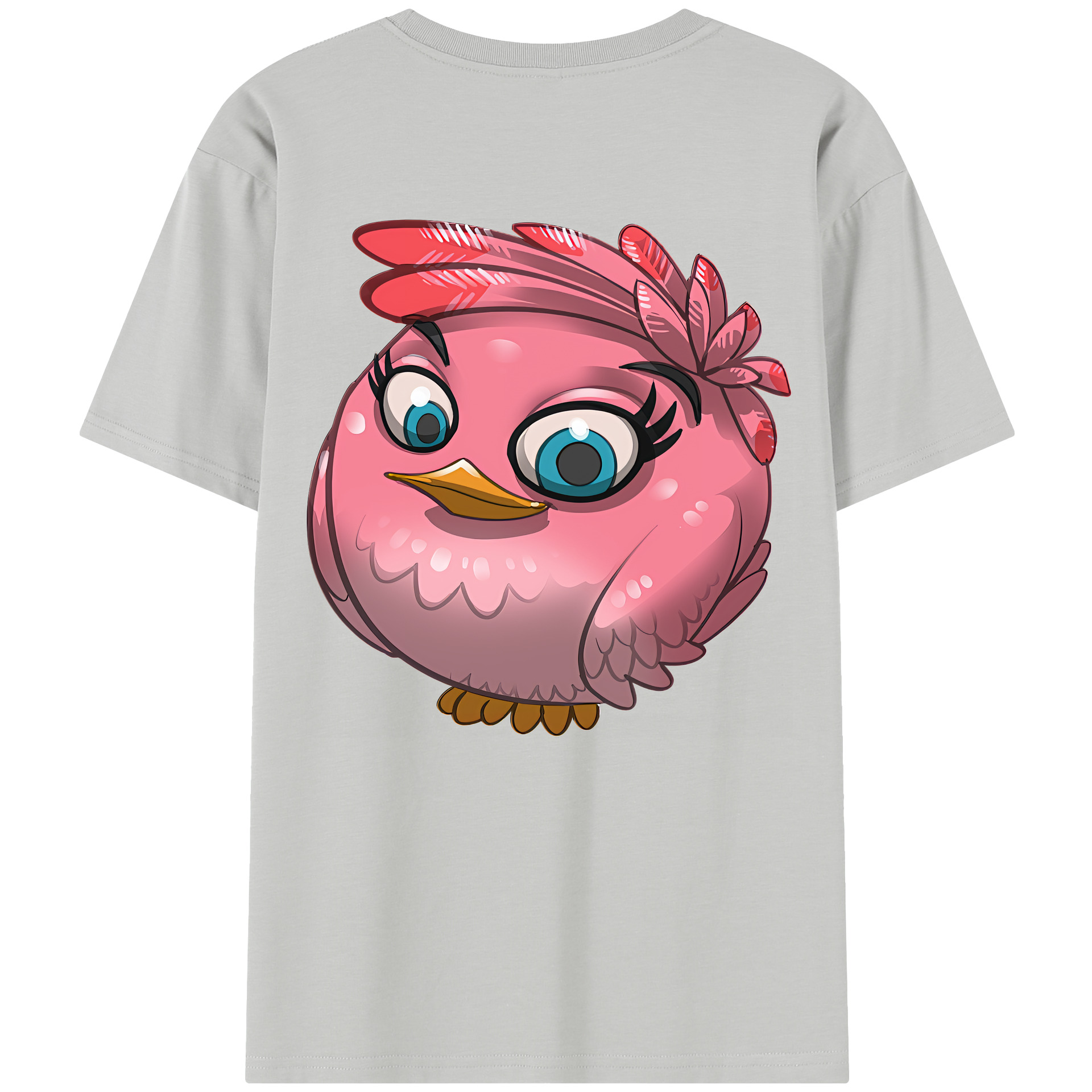（画像用） Angry Birds アングリーバード レディース半袖Tシャツ(バックプリント)