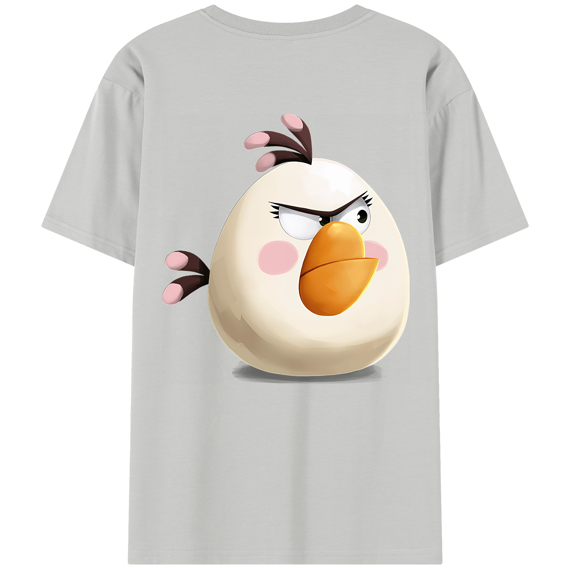 （画像用） Angry Birds アングリーバード レディース半袖Tシャツ(バックプリント)