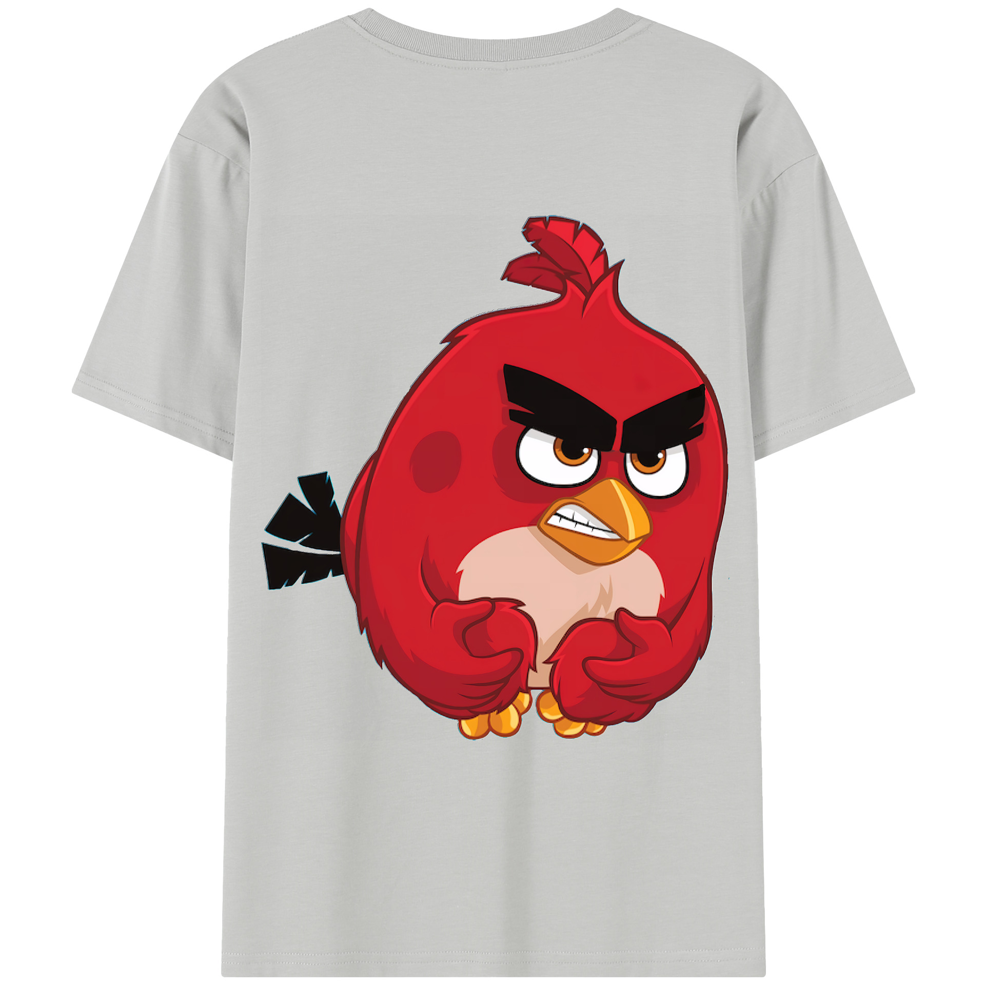 （画像用） Angry Birds アングリーバード レディース半袖Tシャツ(バックプリント)