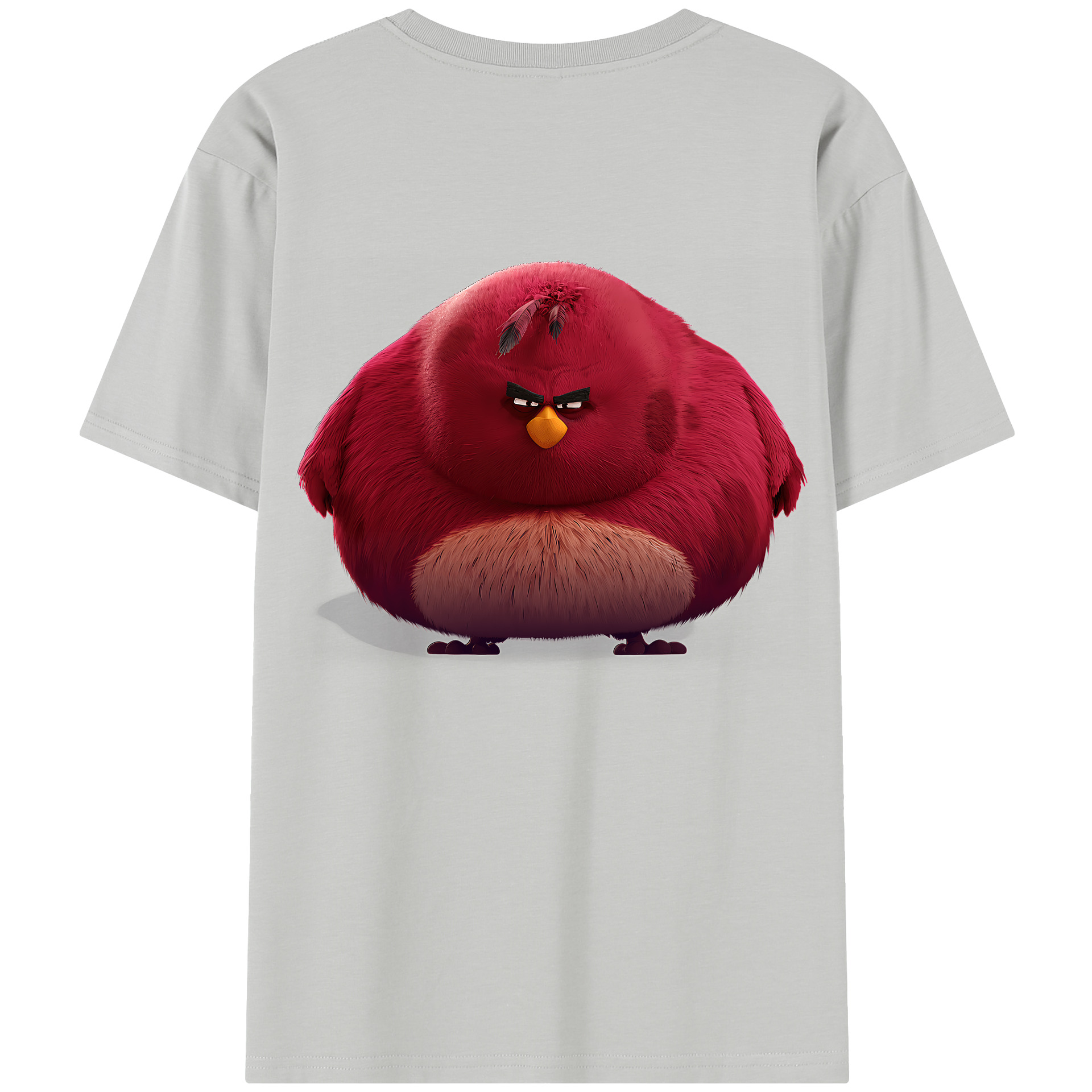 （画像用） Angry Birds アングリーバード レディース半袖Tシャツ(バックプリント)