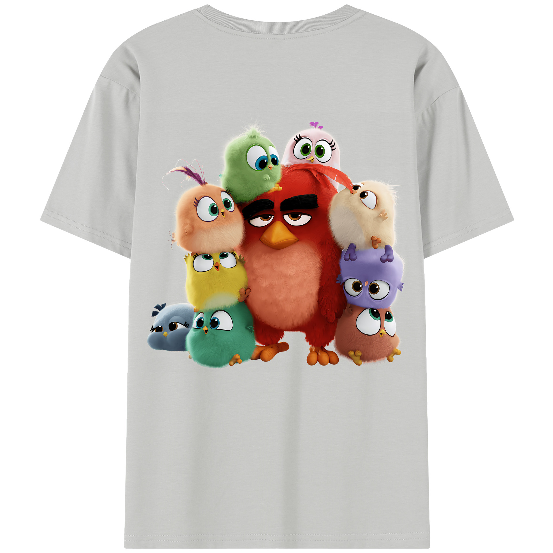 （画像用） Angry Birds アングリーバード レディース半袖Tシャツ(バックプリント)