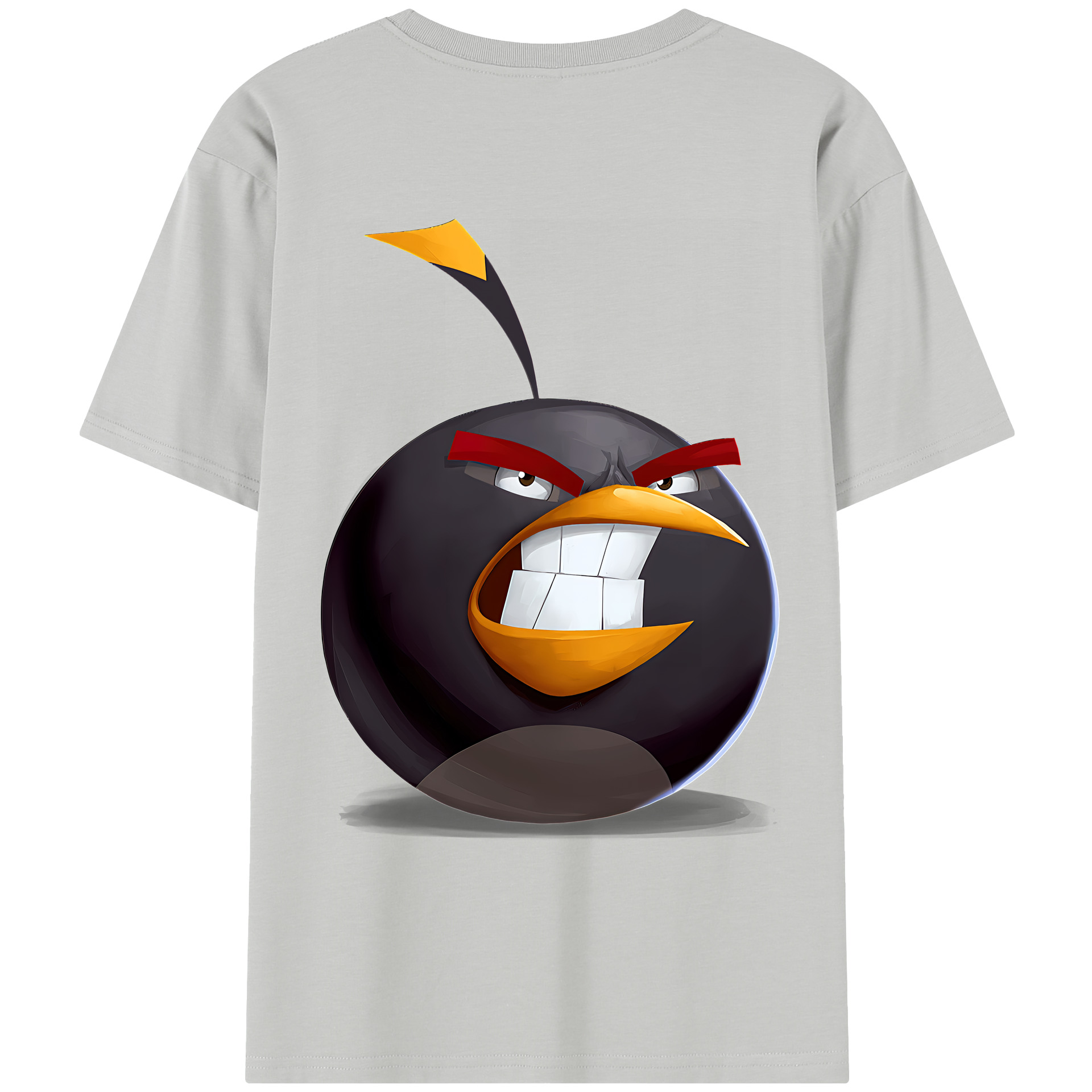 （画像用） Angry Birds アングリーバード レディース半袖Tシャツ(バックプリント)