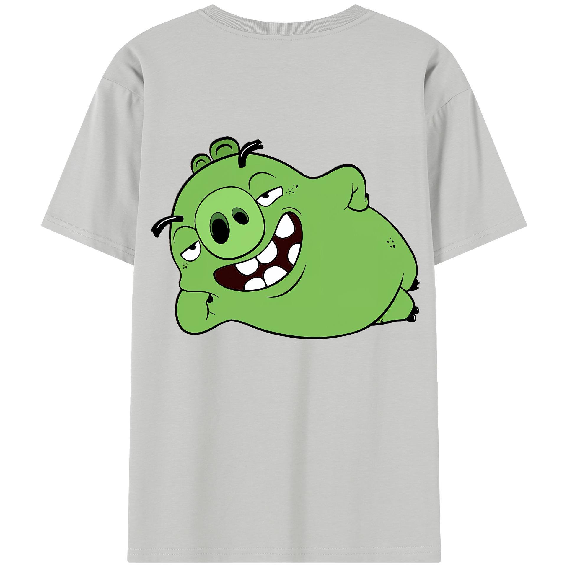 （画像用） Angry Birds アングリーバード レディース半袖Tシャツ(バックプリント)