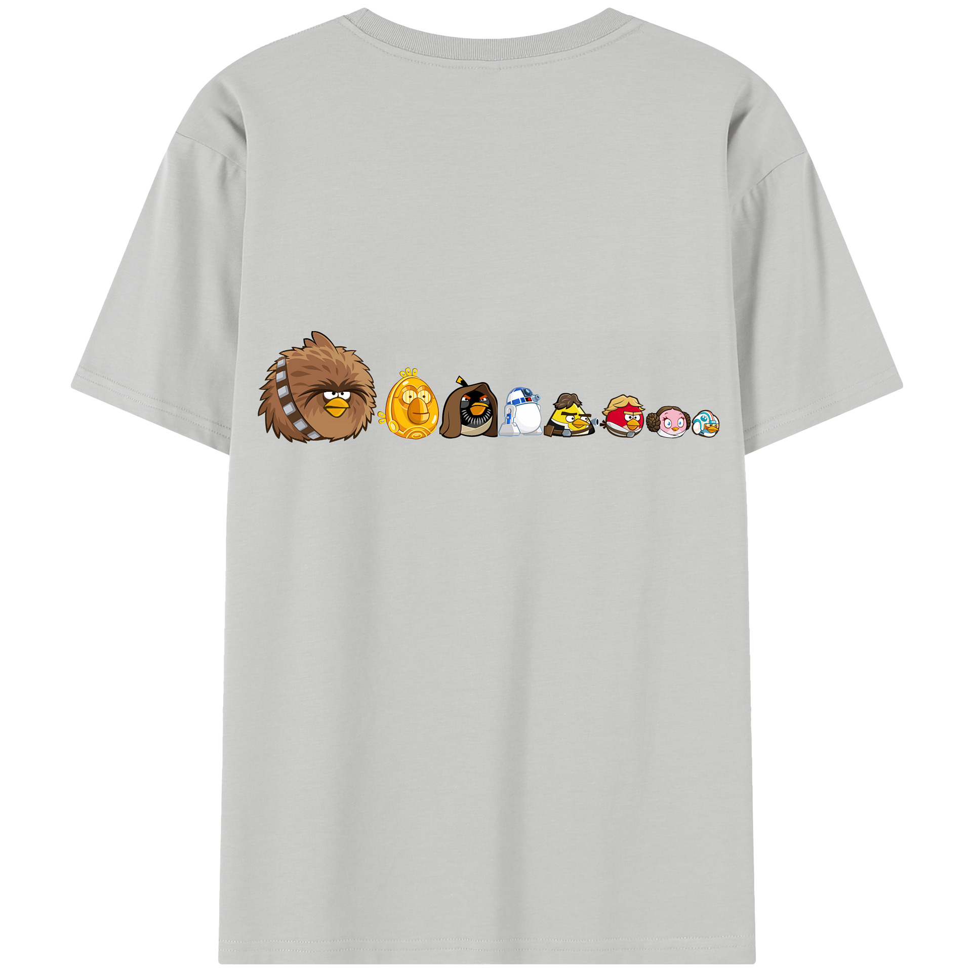 （画像用） Angry Birds アングリーバード レディース半袖Tシャツ(バックプリント)