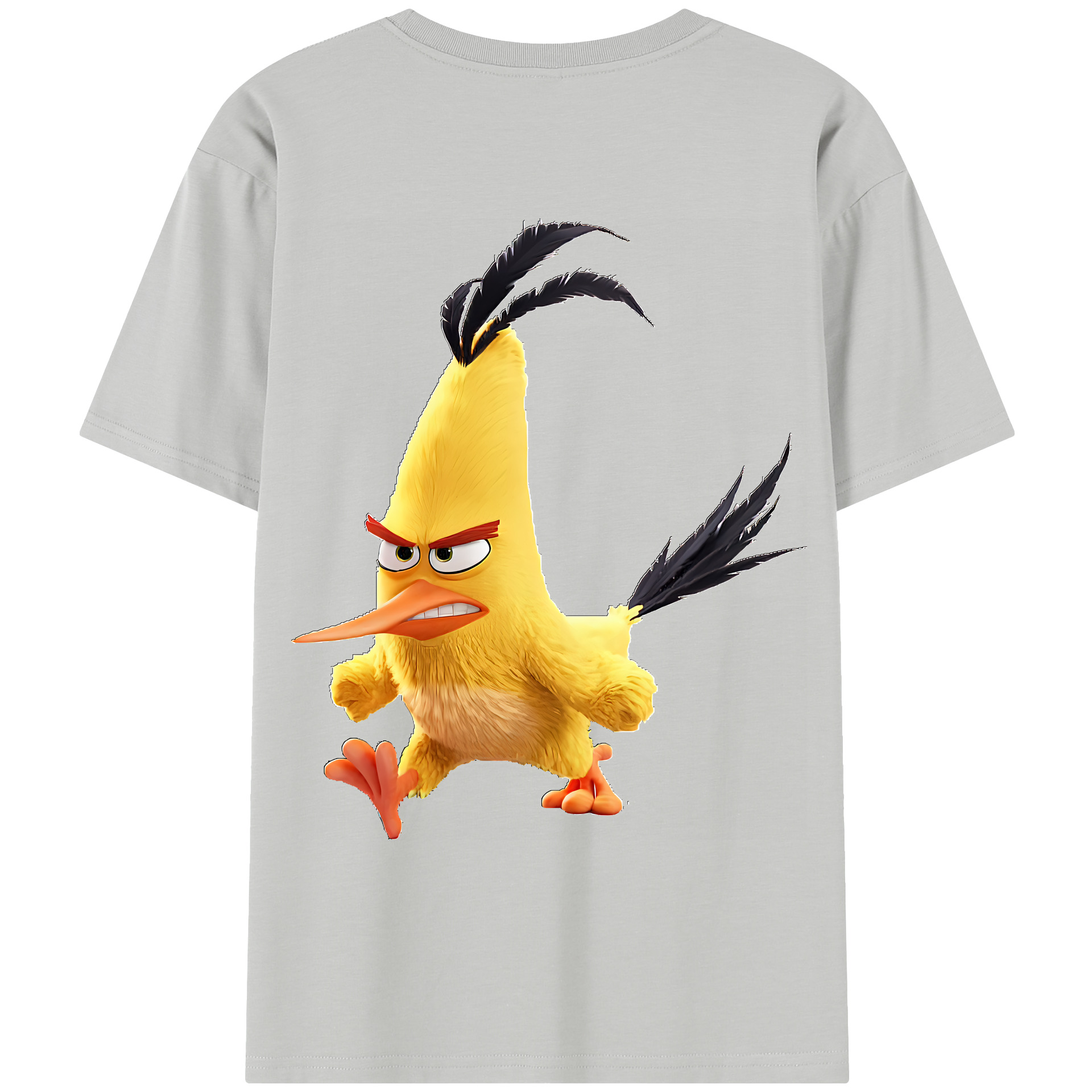 （画像用） Angry Birds アングリーバード レディース半袖Tシャツ(バックプリント)