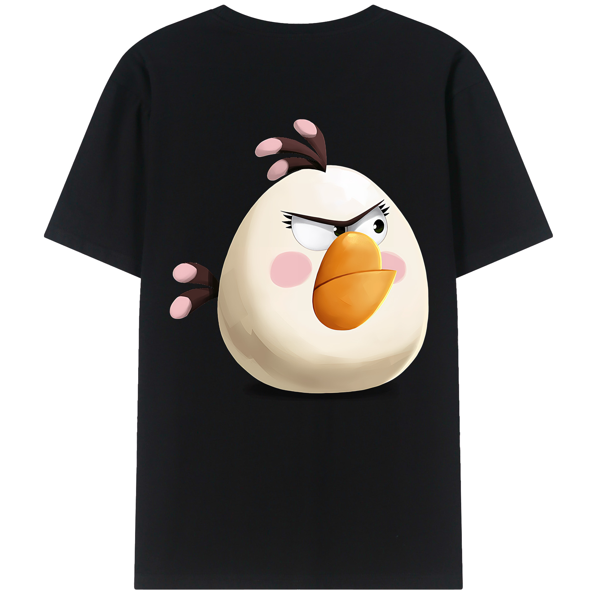 （画像用） Angry Birds アングリーバード レディース半袖Tシャツ(バックプリント)
