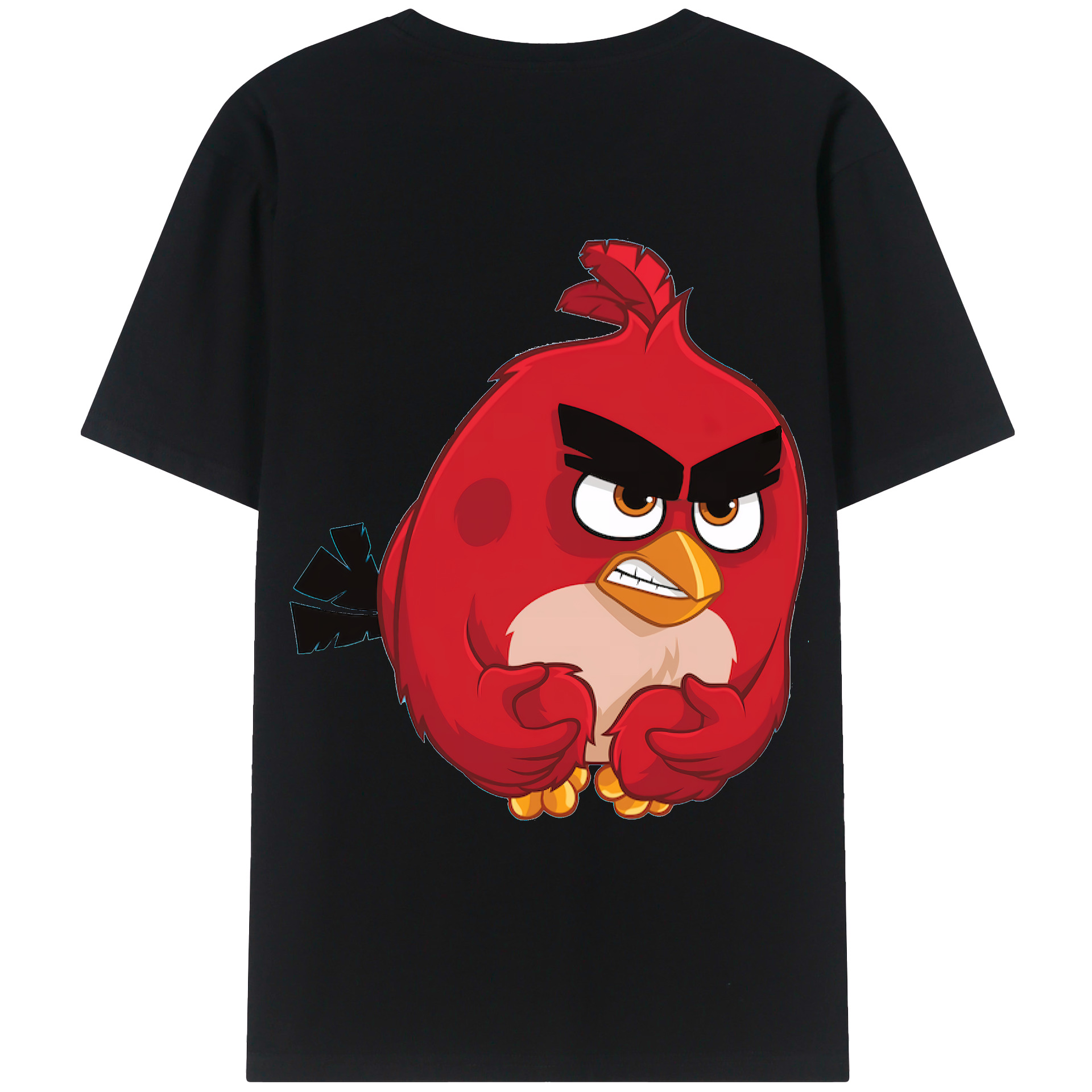 （画像用） Angry Birds アングリーバード レディース半袖Tシャツ(バックプリント)