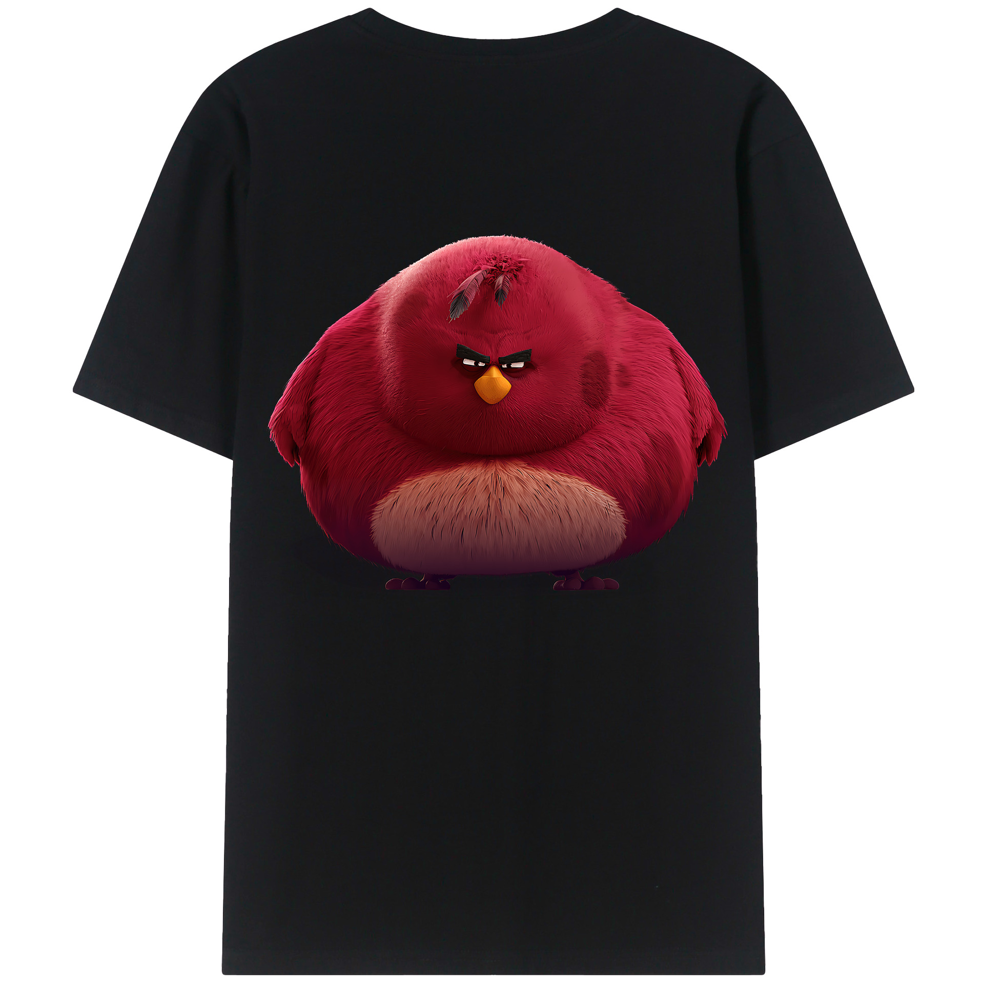 （画像用） Angry Birds アングリーバード レディース半袖Tシャツ(バックプリント)