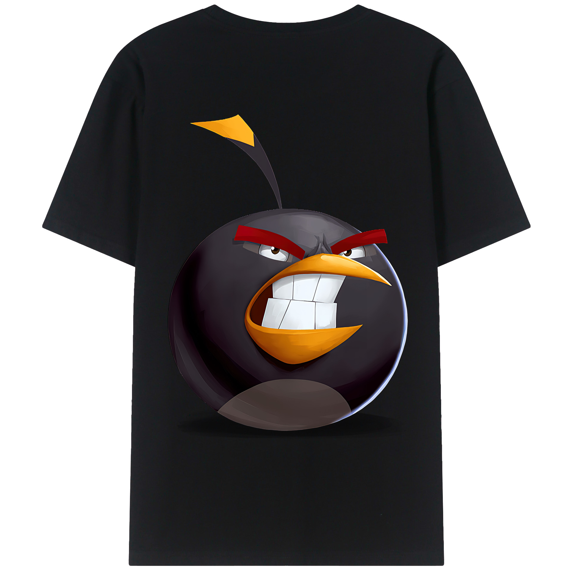（画像用） Angry Birds アングリーバード レディース半袖Tシャツ(バックプリント)