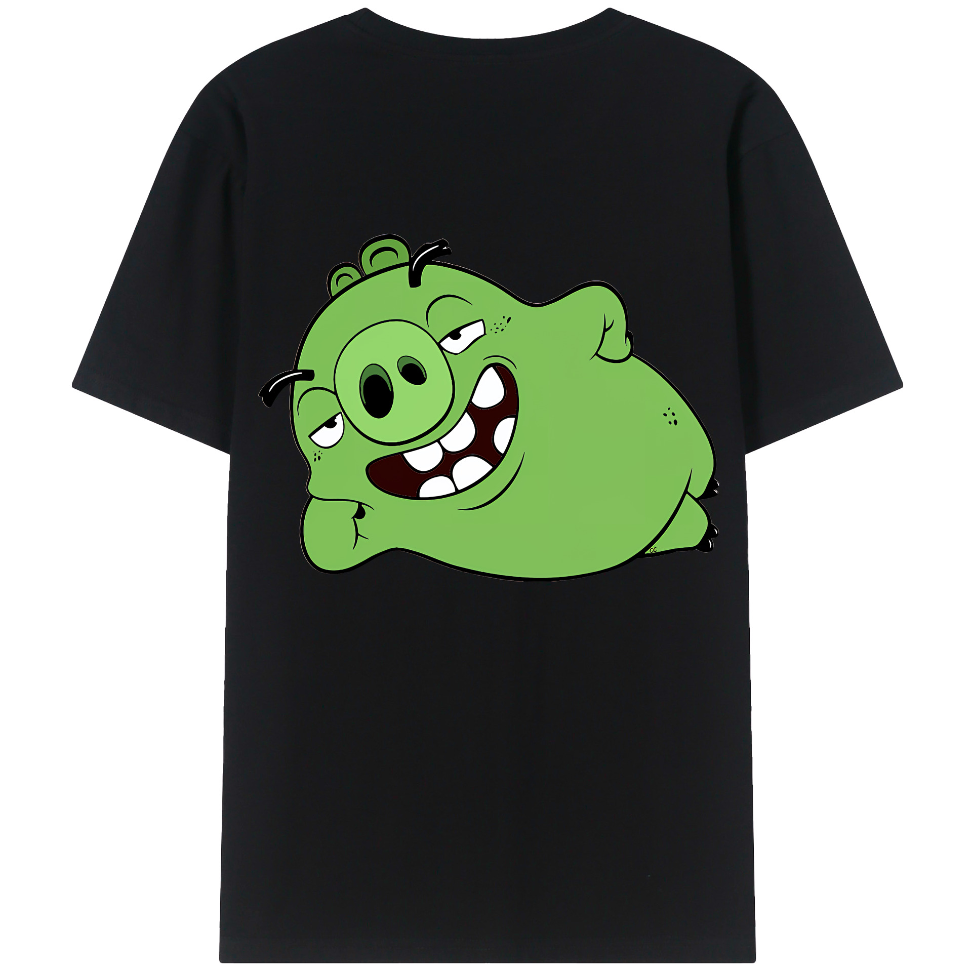 （画像用） Angry Birds アングリーバード レディース半袖Tシャツ(バックプリント)