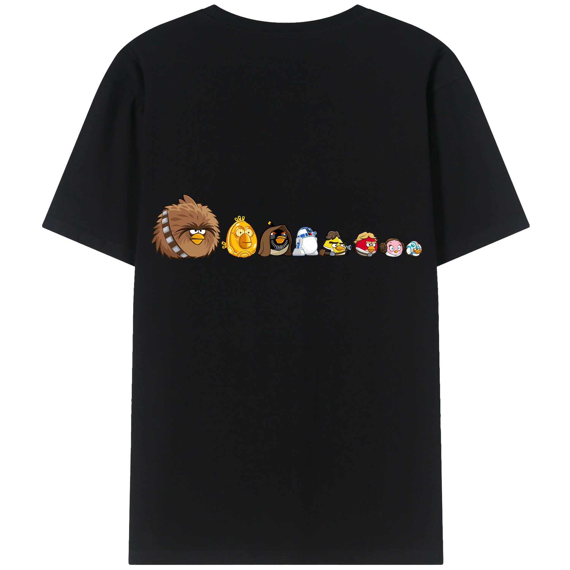 （画像用） Angry Birds アングリーバード レディース半袖Tシャツ(バックプリント)