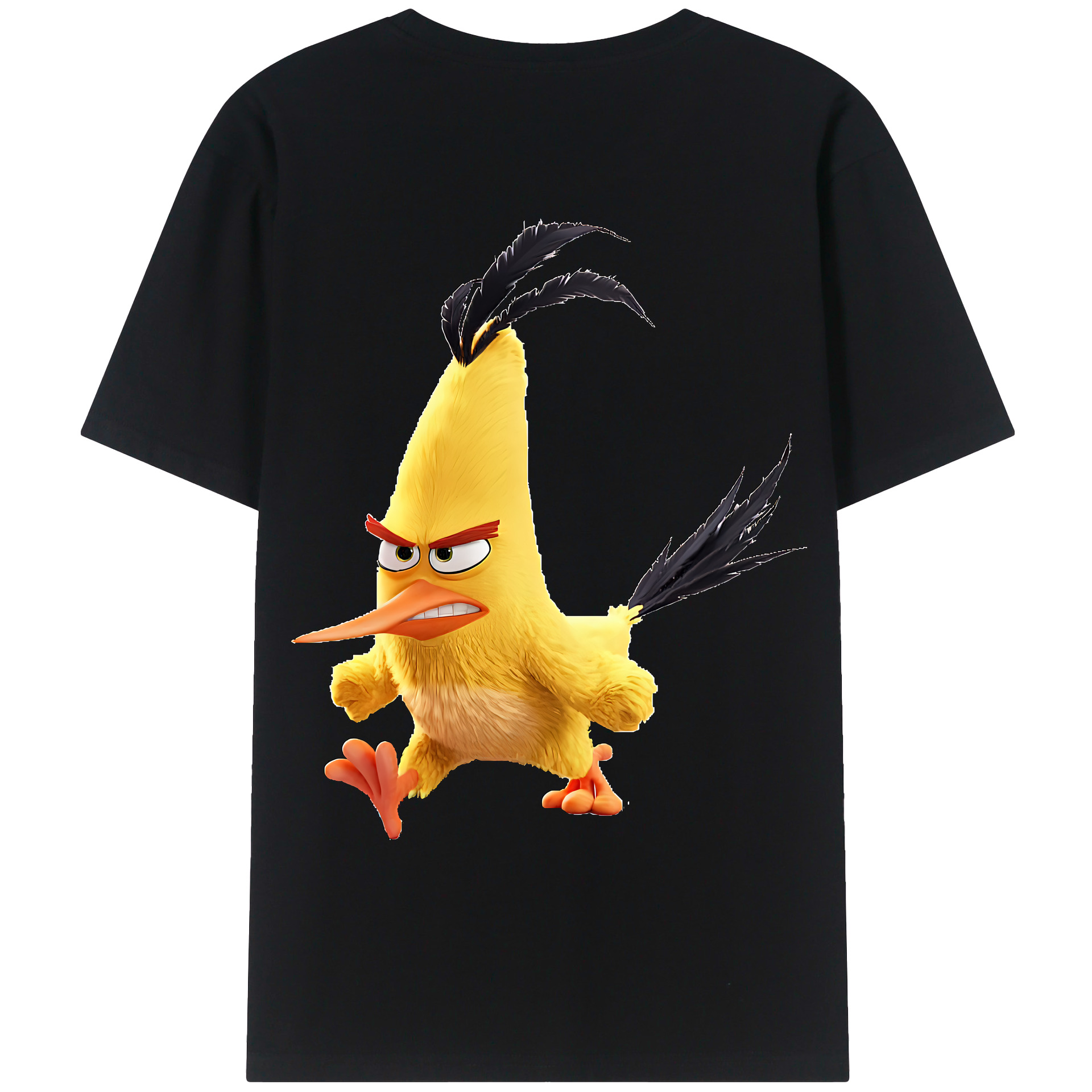 （画像用） Angry Birds アングリーバード レディース半袖Tシャツ(バックプリント)