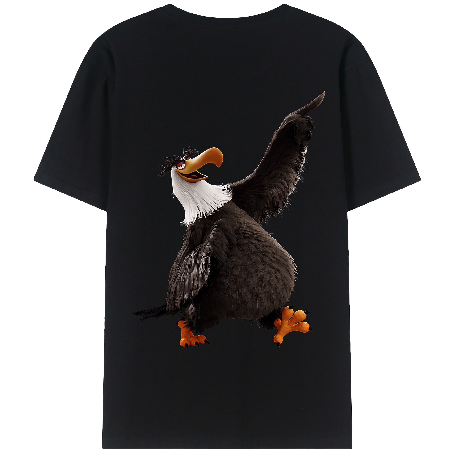 （画像用） Angry Birds アングリーバード レディース半袖Tシャツ(バックプリント)