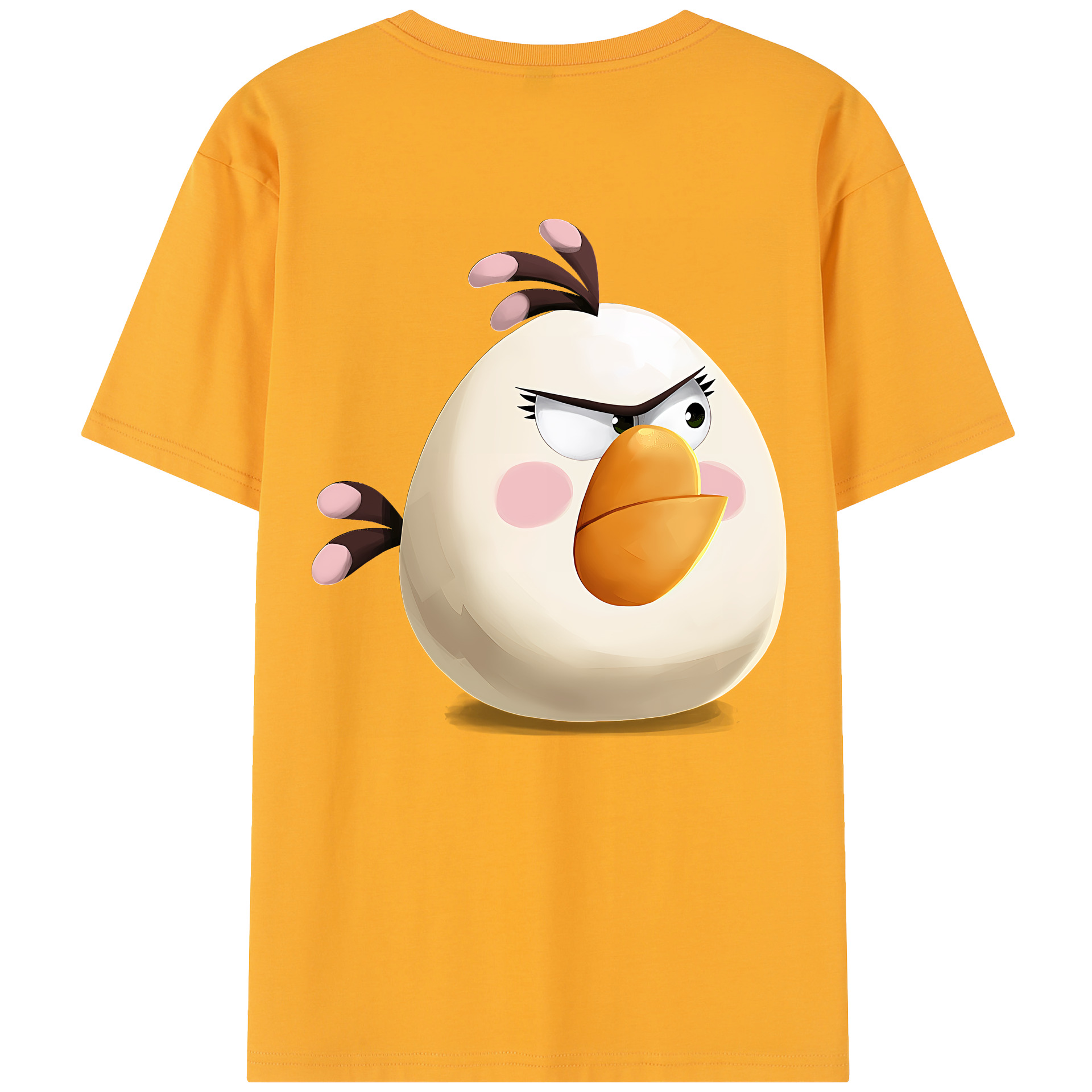 （画像用） Angry Birds アングリーバード レディース半袖Tシャツ(バックプリント)