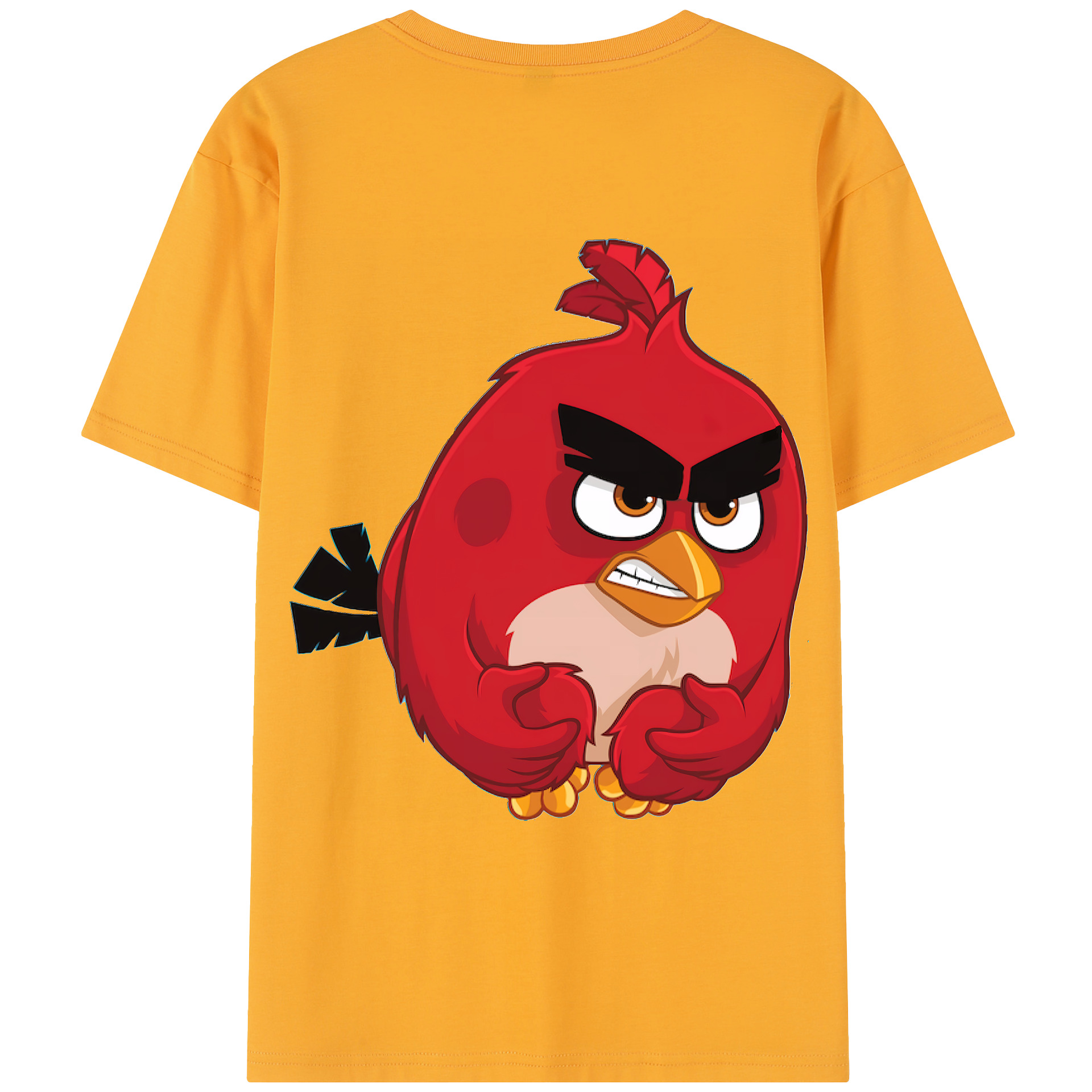 （画像用） Angry Birds アングリーバード レディース半袖Tシャツ(バックプリント)
