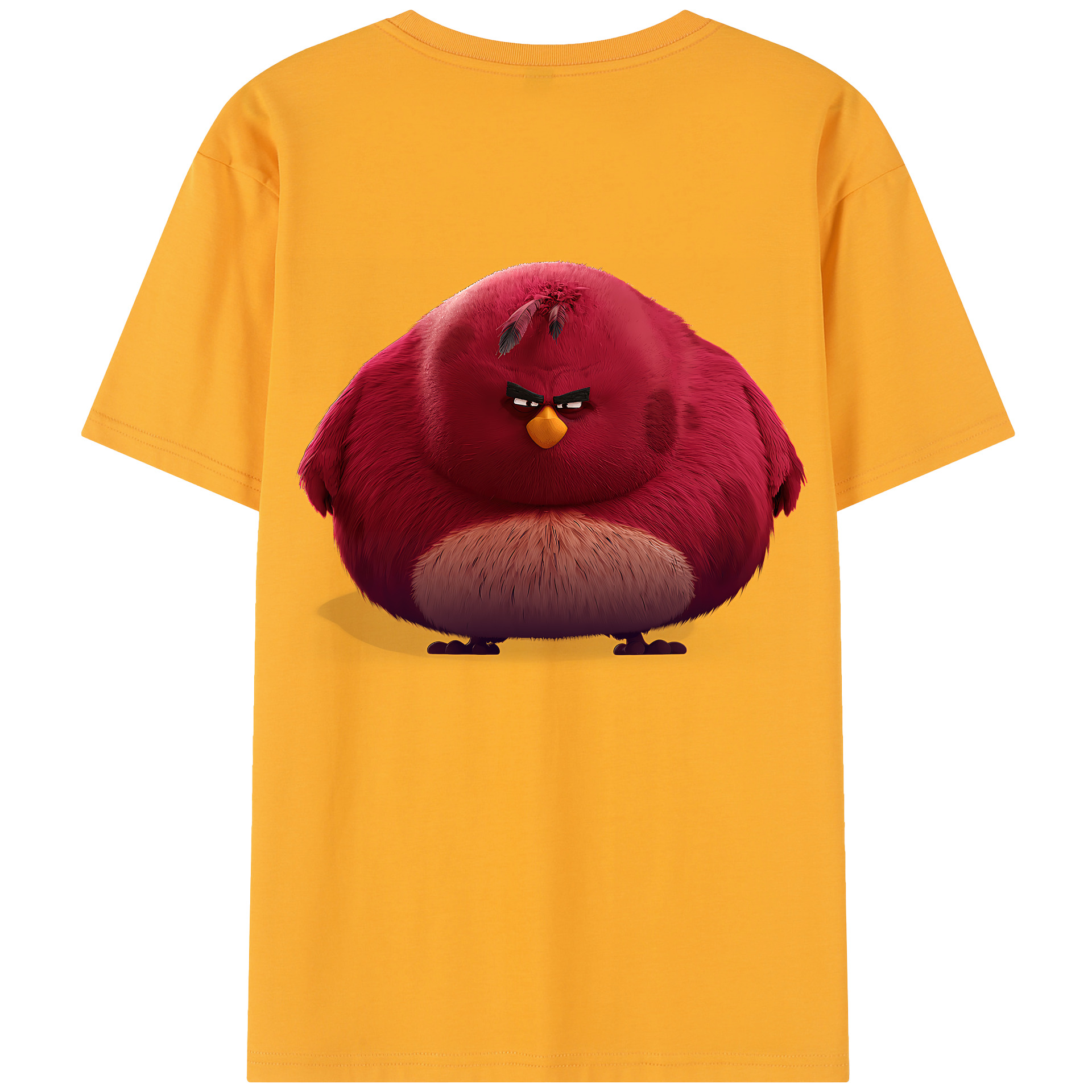 （画像用） Angry Birds アングリーバード レディース半袖Tシャツ(バックプリント)