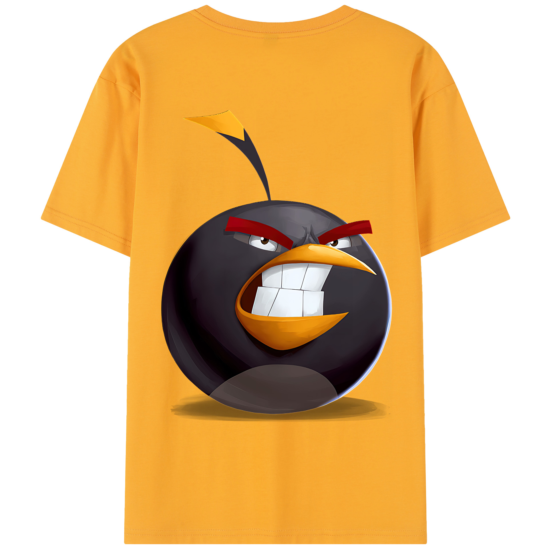 （画像用） Angry Birds アングリーバード レディース半袖Tシャツ(バックプリント)
