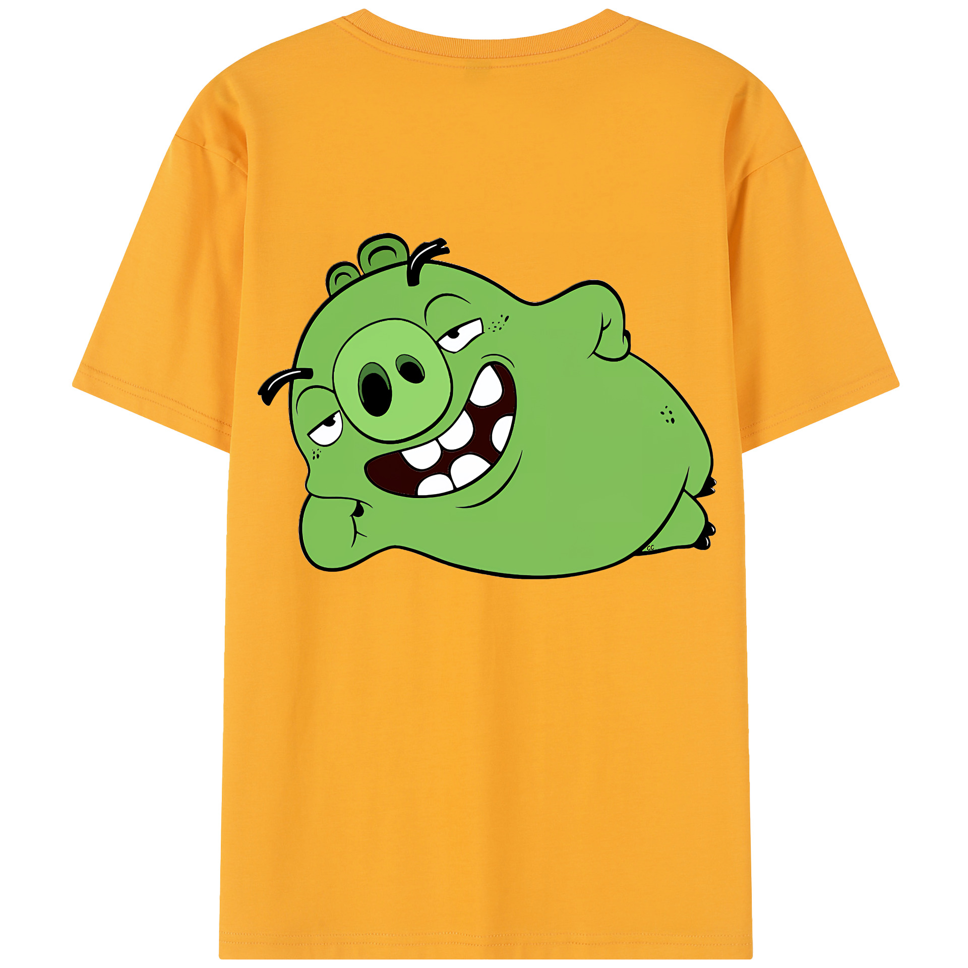 （画像用） Angry Birds アングリーバード レディース半袖Tシャツ(バックプリント)