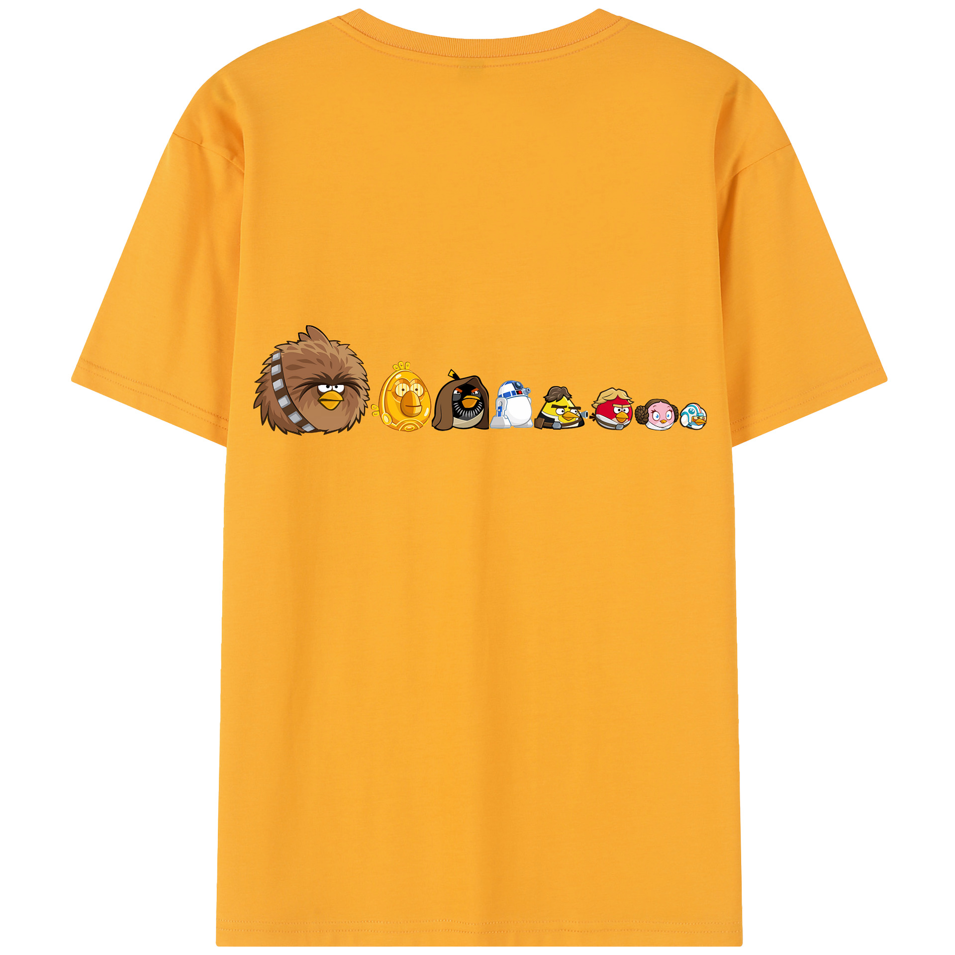 （画像用） Angry Birds アングリーバード レディース半袖Tシャツ(バックプリント)