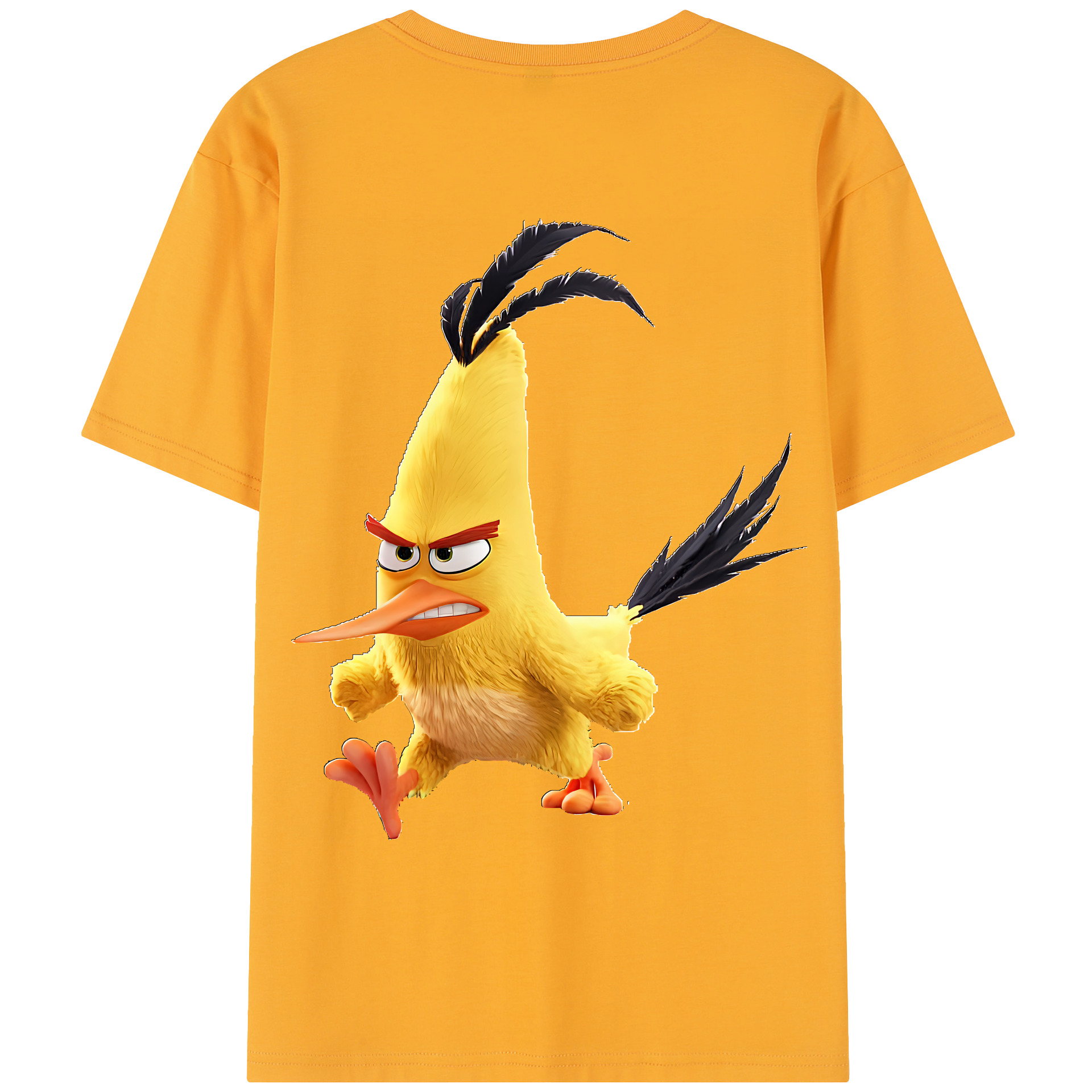 （画像用） Angry Birds アングリーバード レディース半袖Tシャツ(バックプリント)