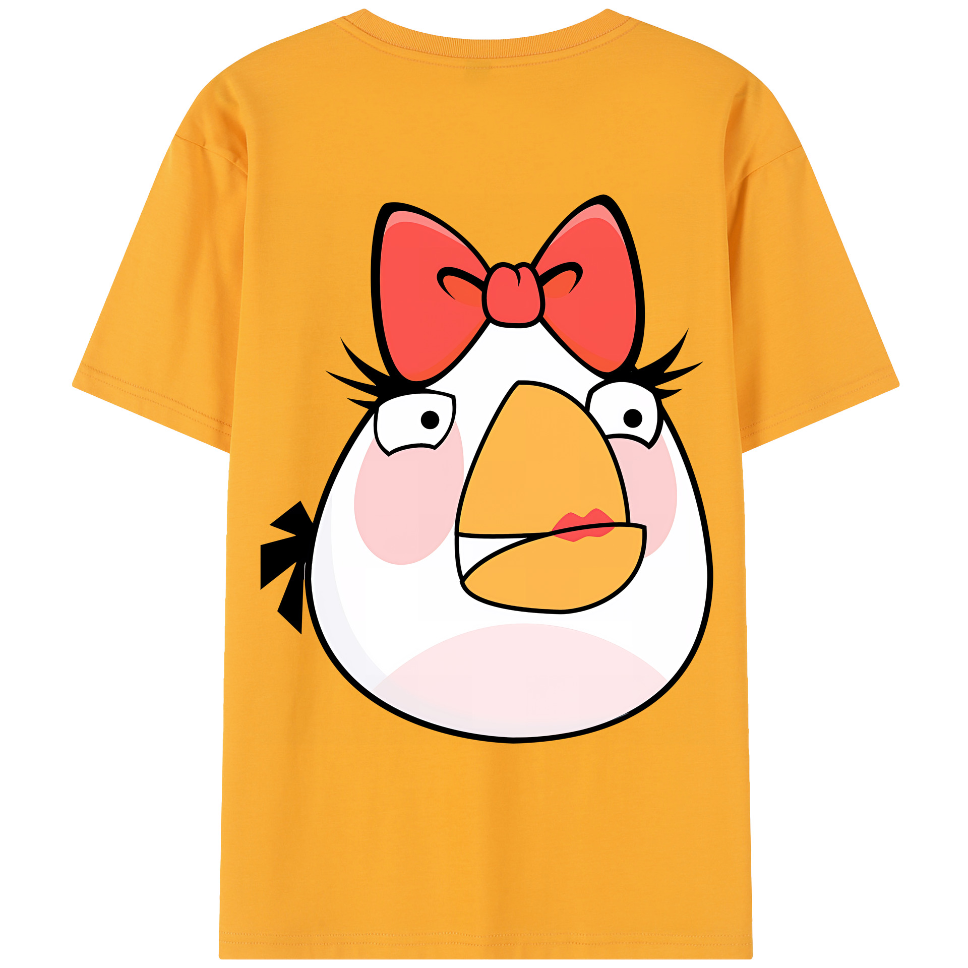 （画像用） Angry Birds アングリーバード レディース半袖Tシャツ(バックプリント)