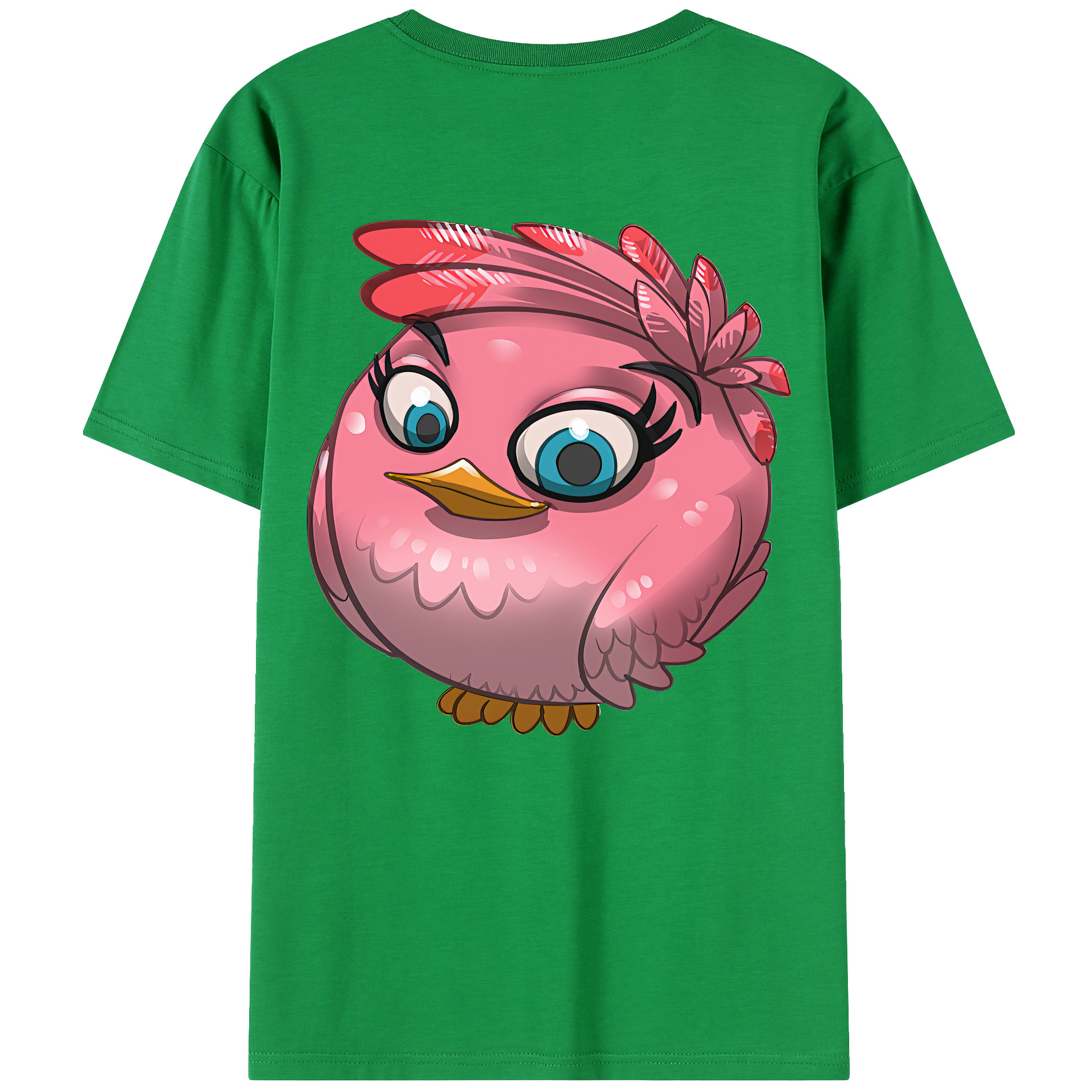 （画像用） Angry Birds アングリーバード レディース半袖Tシャツ(バックプリント)