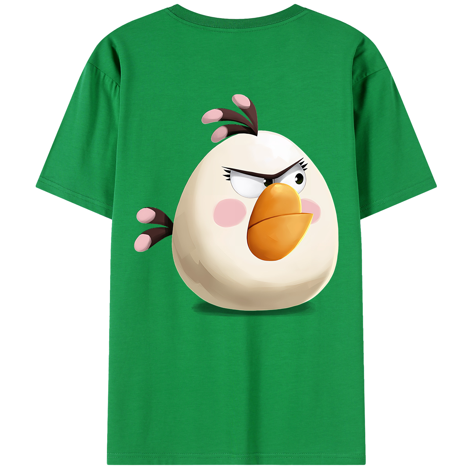 （画像用） Angry Birds アングリーバード レディース半袖Tシャツ(バックプリント)