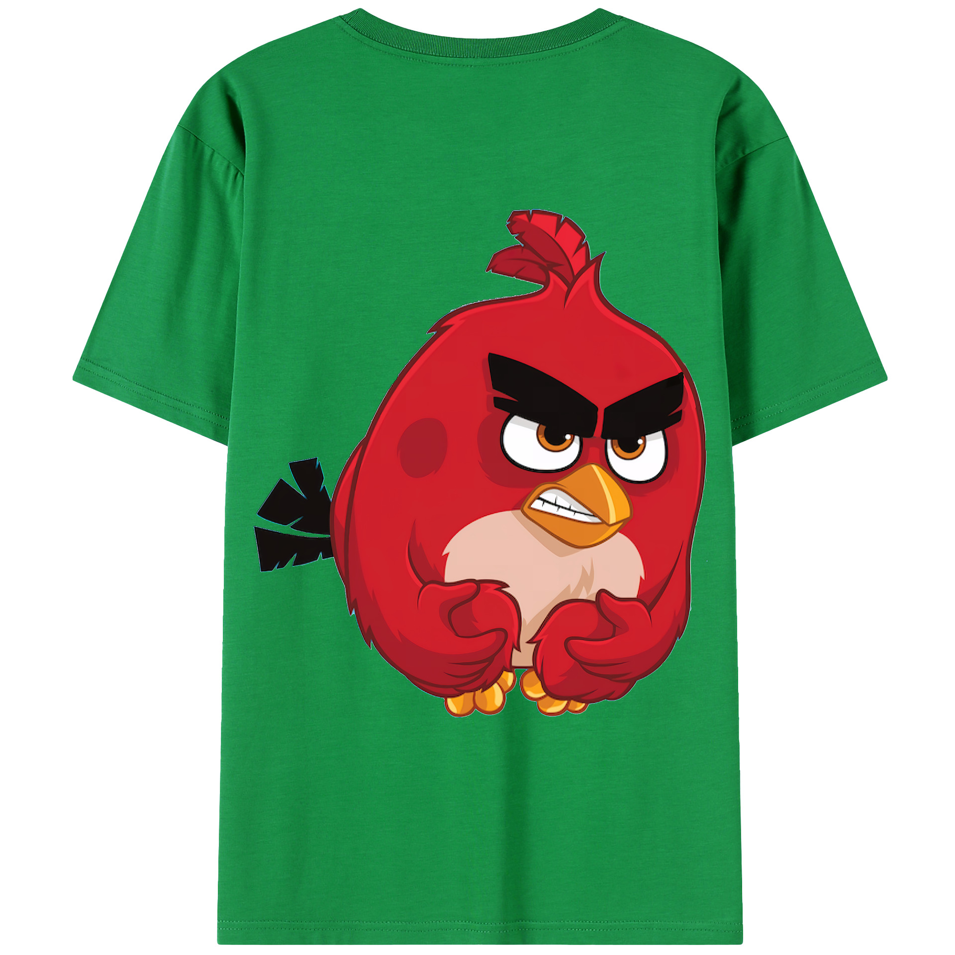 （画像用） Angry Birds アングリーバード レディース半袖Tシャツ(バックプリント)