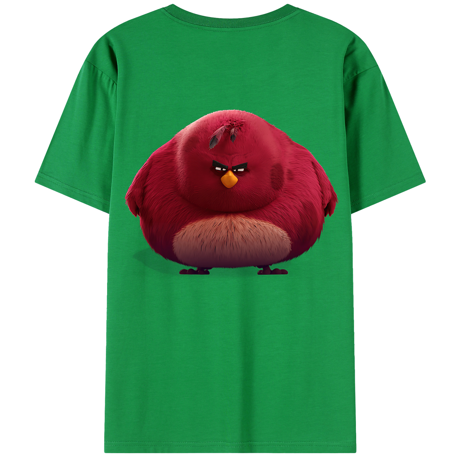 （画像用） Angry Birds アングリーバード レディース半袖Tシャツ(バックプリント)