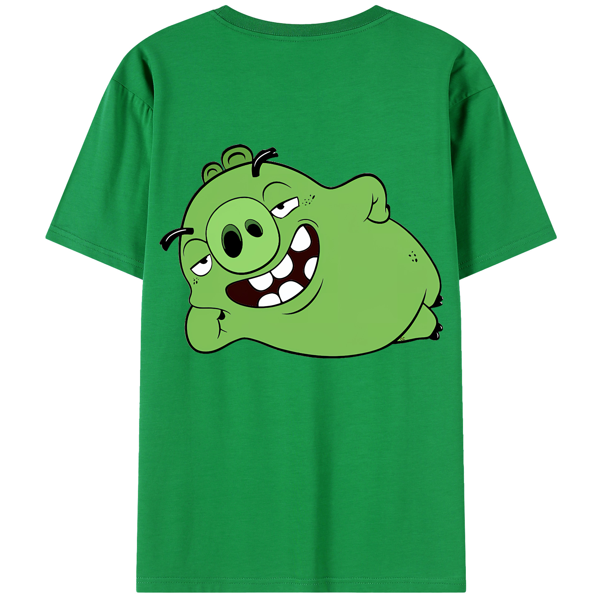 （画像用） Angry Birds アングリーバード レディース半袖Tシャツ(バックプリント)