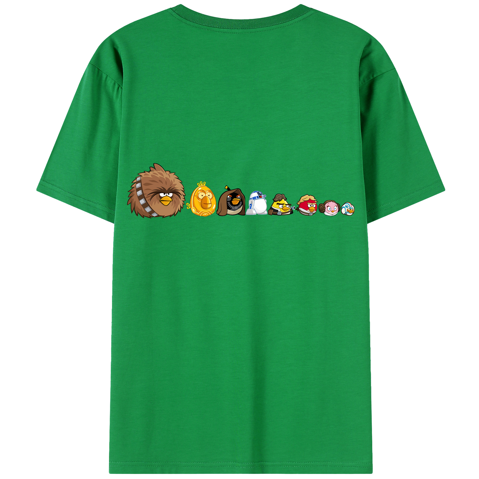 （画像用） Angry Birds アングリーバード レディース半袖Tシャツ(バックプリント)