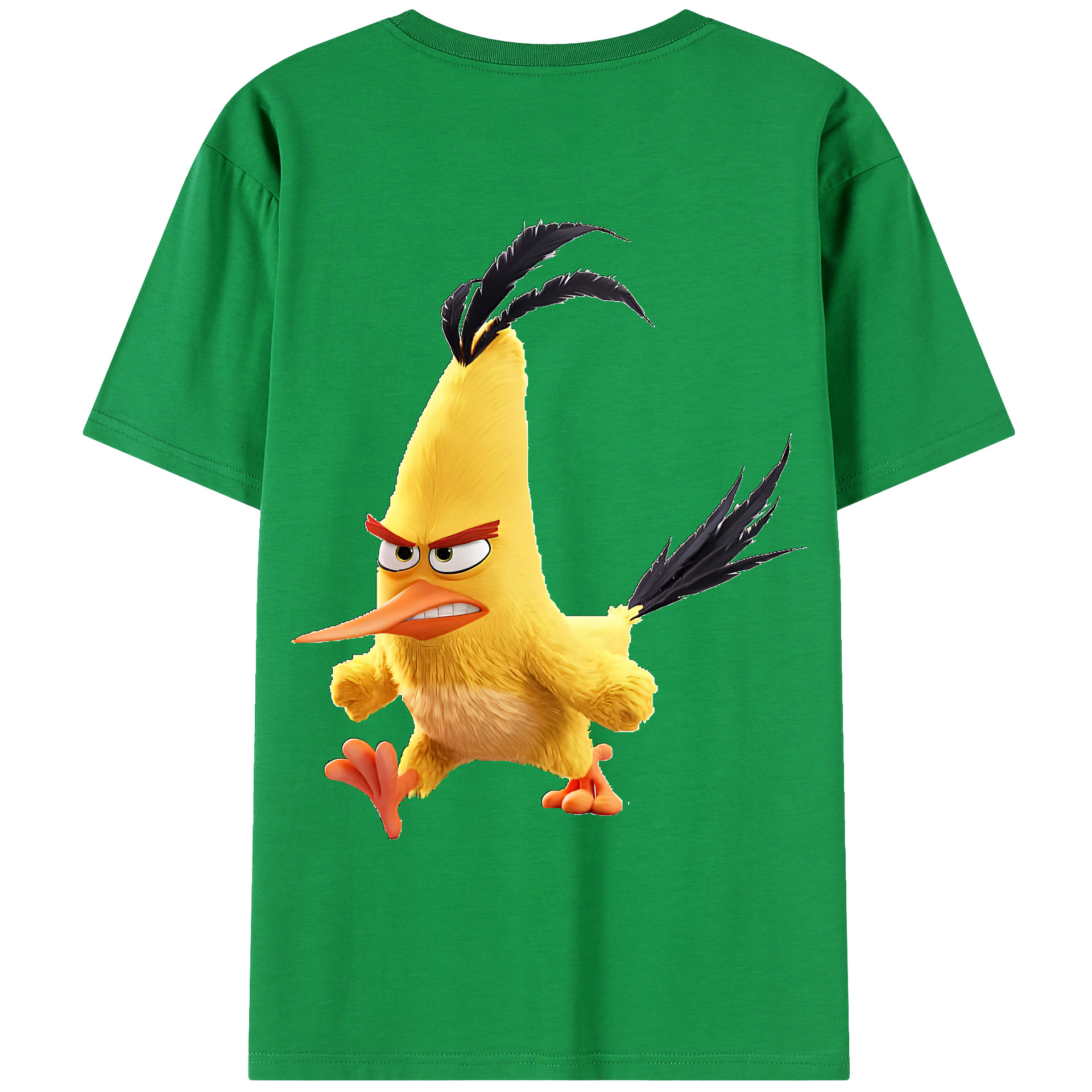 （画像用） Angry Birds アングリーバード レディース半袖Tシャツ(バックプリント)