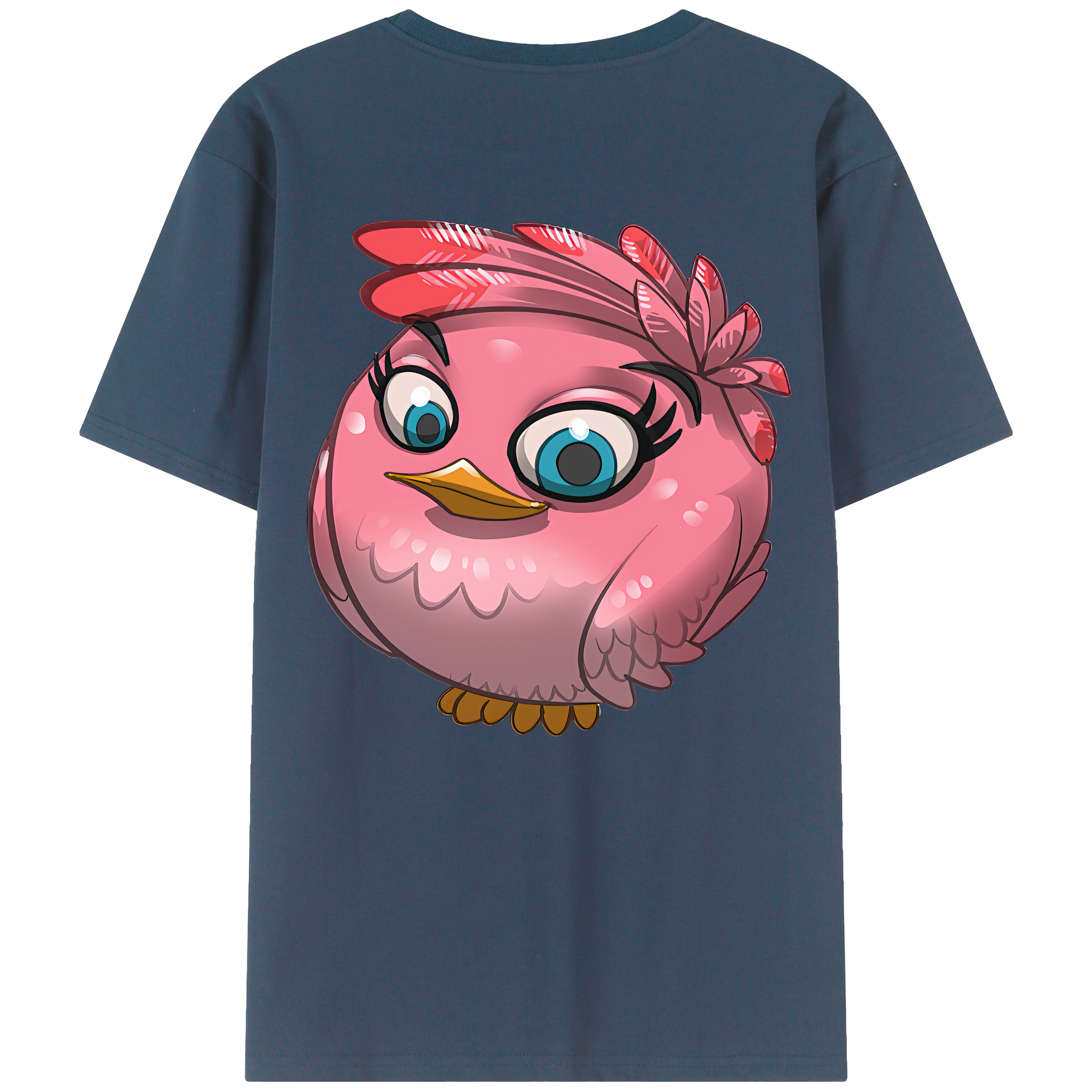 （画像用） Angry Birds アングリーバード レディース半袖Tシャツ(バックプリント)