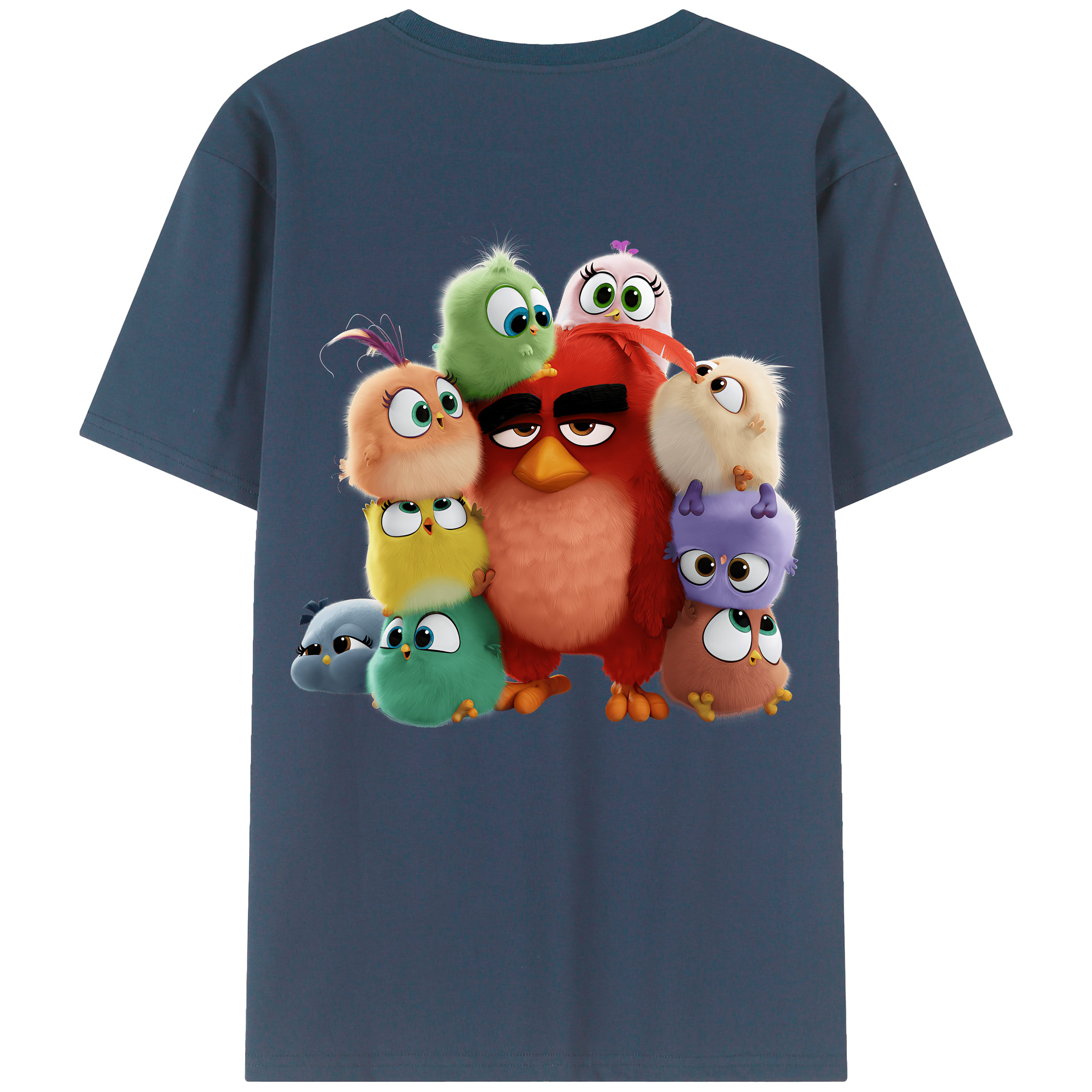 （画像用） Angry Birds アングリーバード レディース半袖Tシャツ(バックプリント)