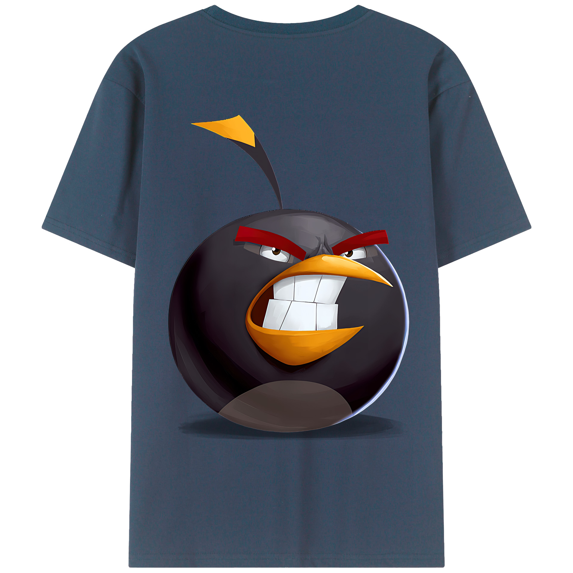 （画像用） Angry Birds アングリーバード レディース半袖Tシャツ(バックプリント)