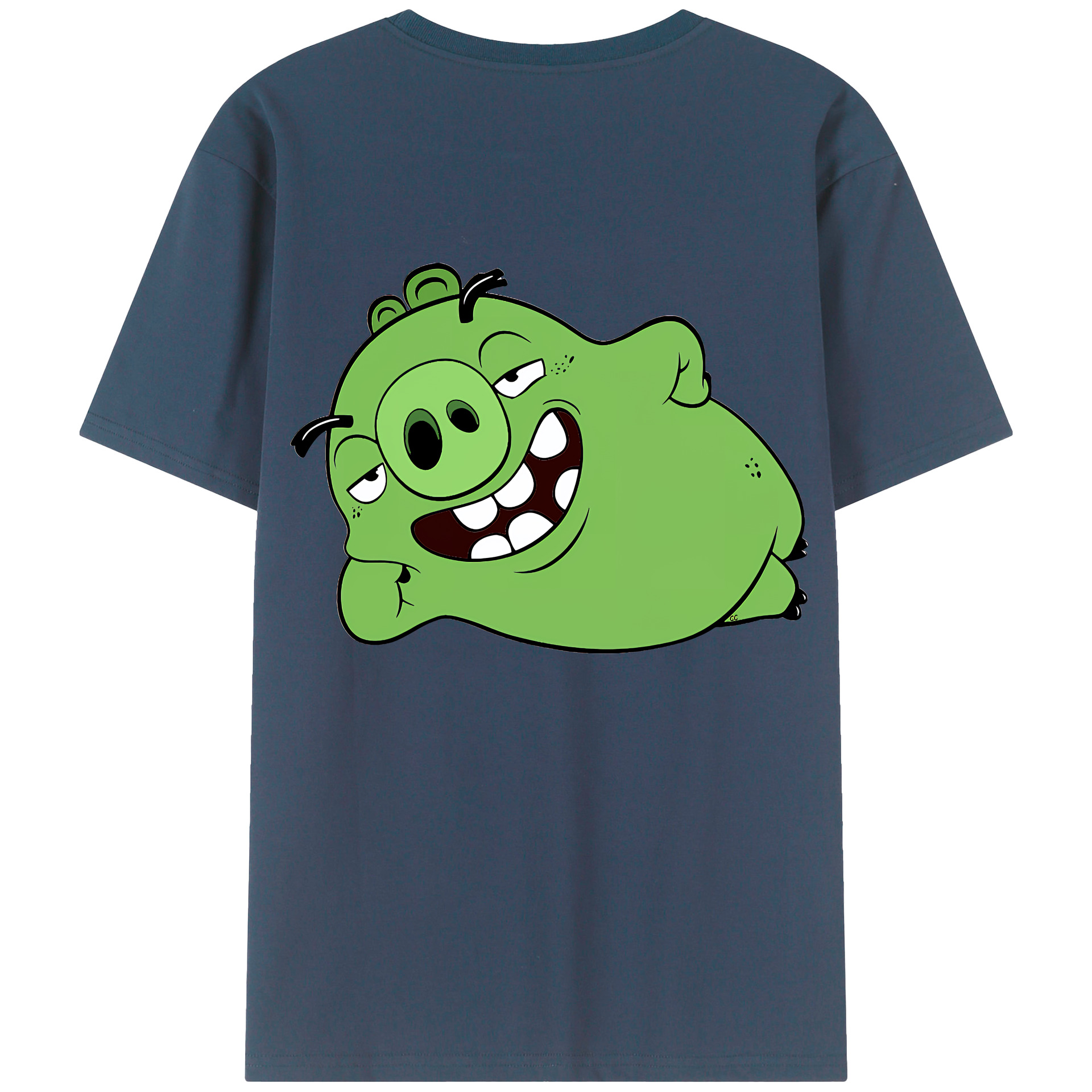 （画像用） Angry Birds アングリーバード レディース半袖Tシャツ(バックプリント)