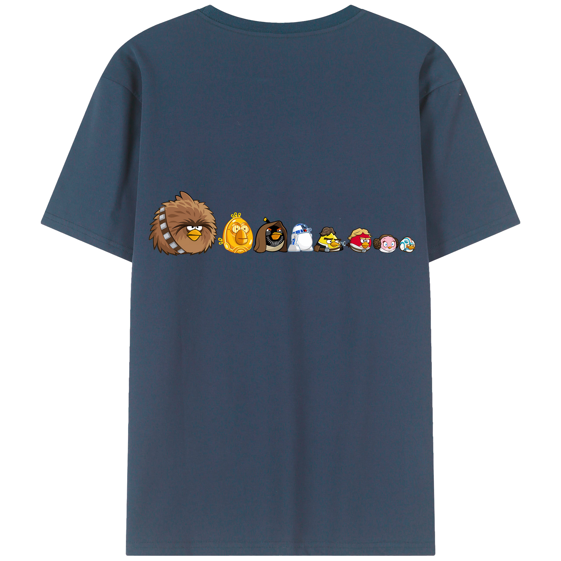 （画像用） Angry Birds アングリーバード レディース半袖Tシャツ(バックプリント)