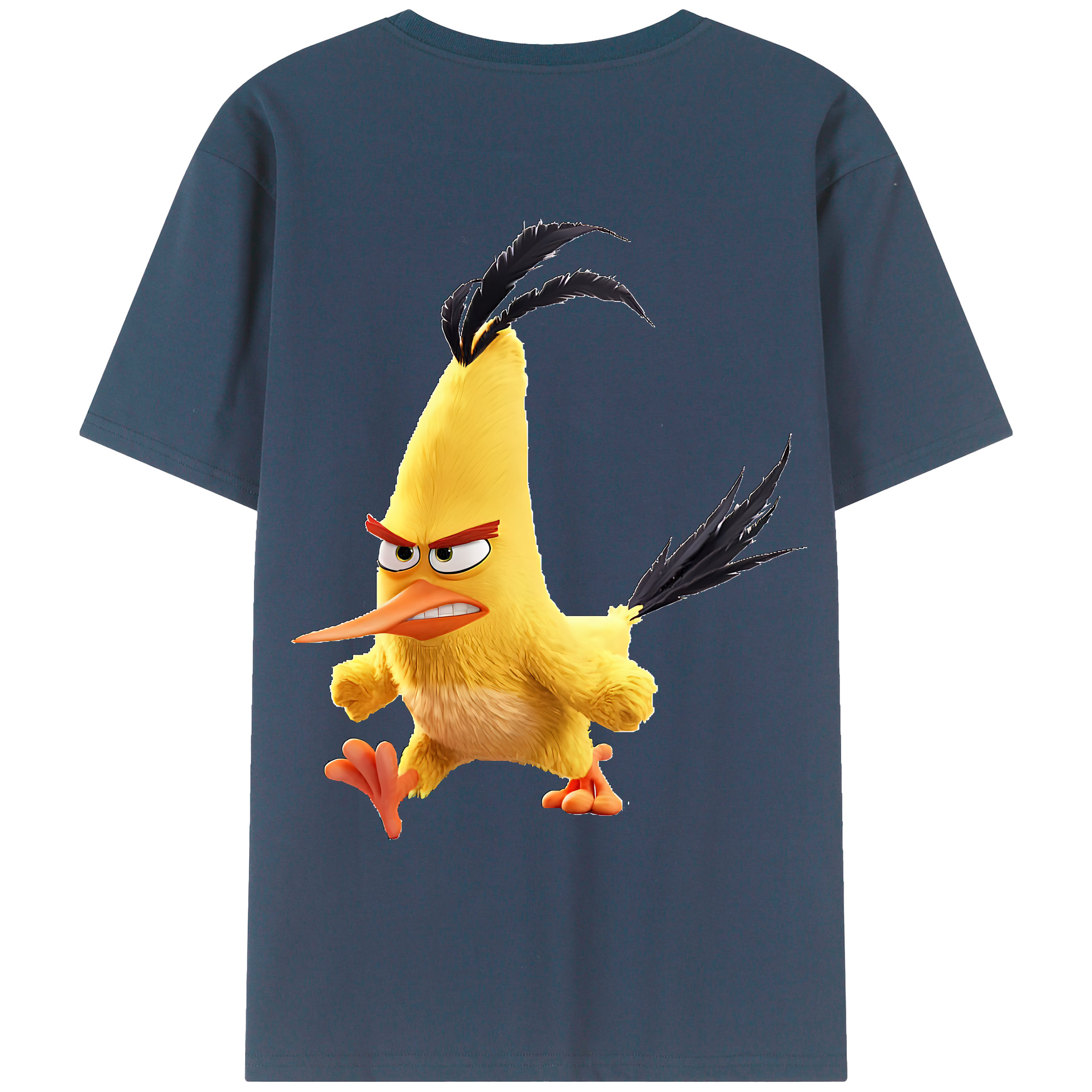 （画像用） Angry Birds アングリーバード レディース半袖Tシャツ(バックプリント)