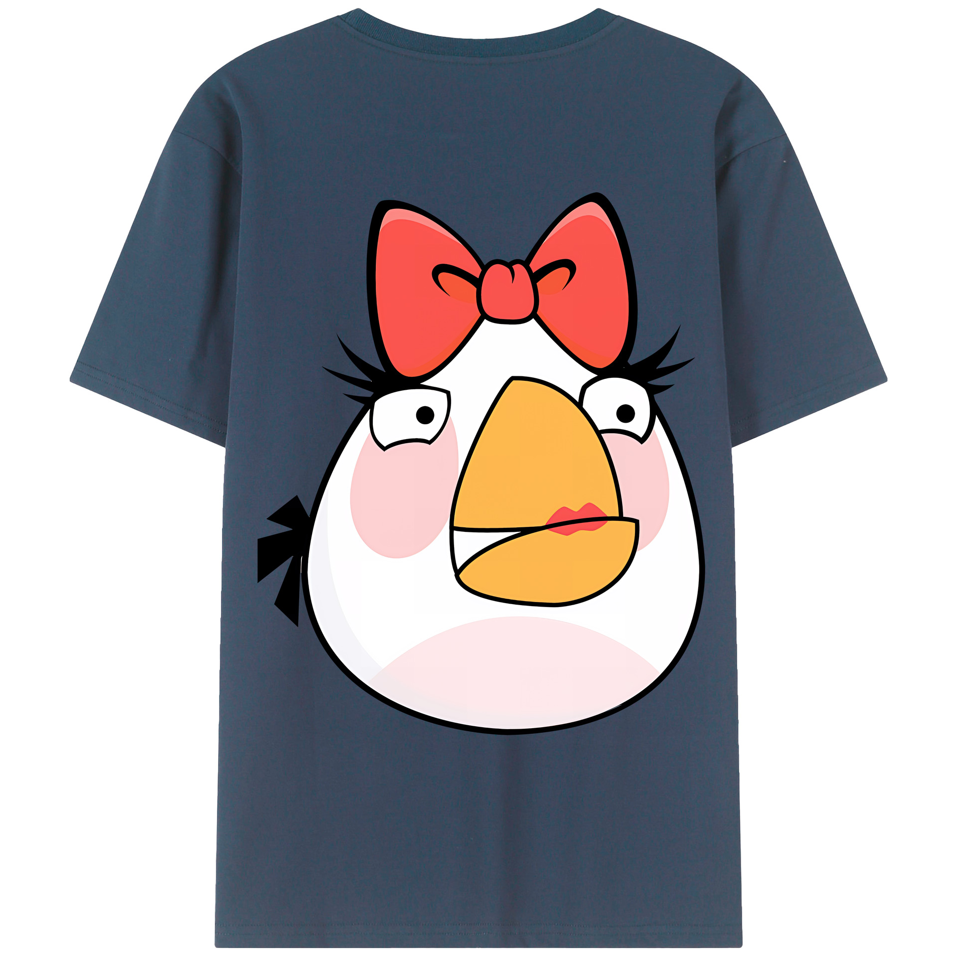 （画像用） Angry Birds アングリーバード レディース半袖Tシャツ(バックプリント)