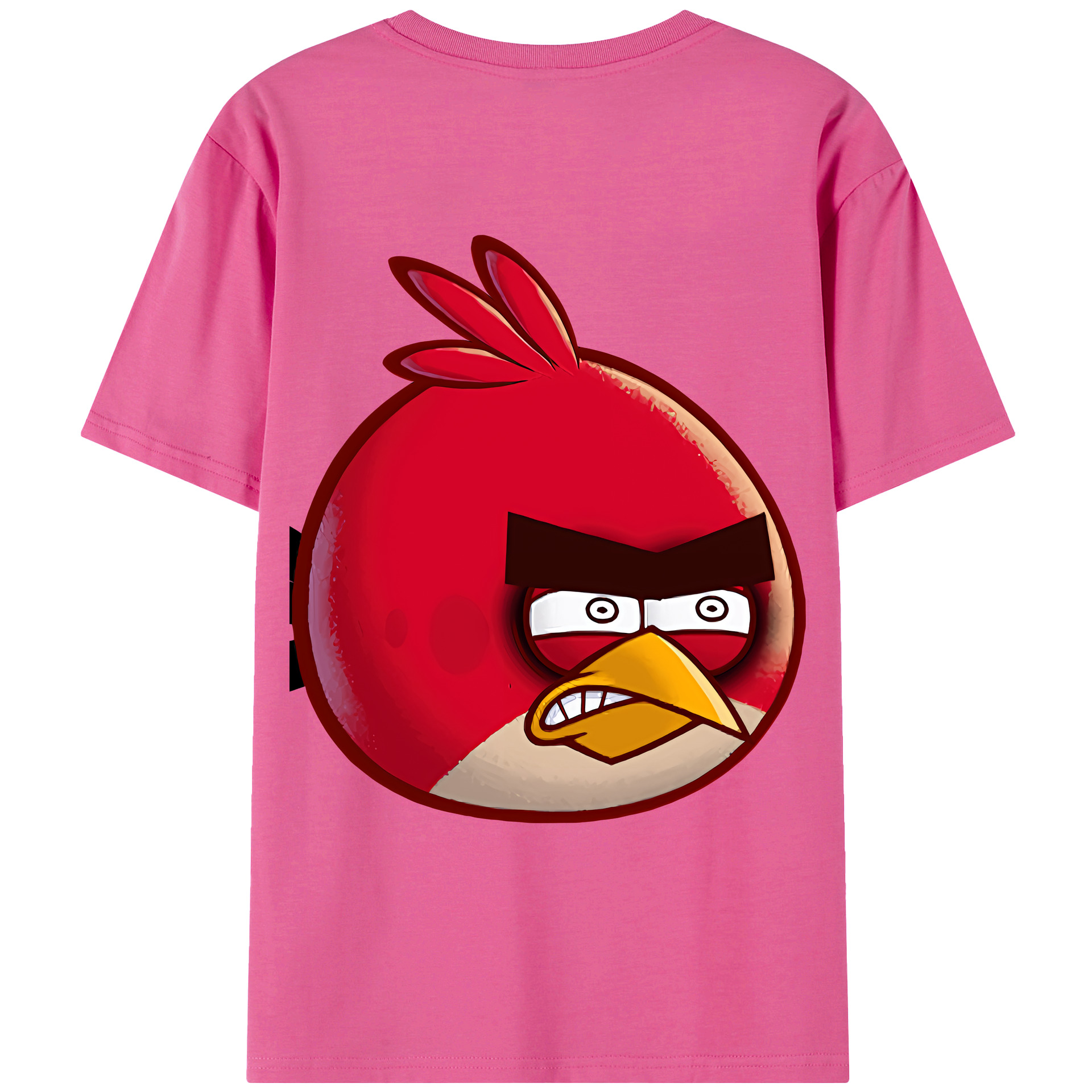 （画像用） Angry Birds アングリーバード レディース半袖Tシャツ(バックプリント)