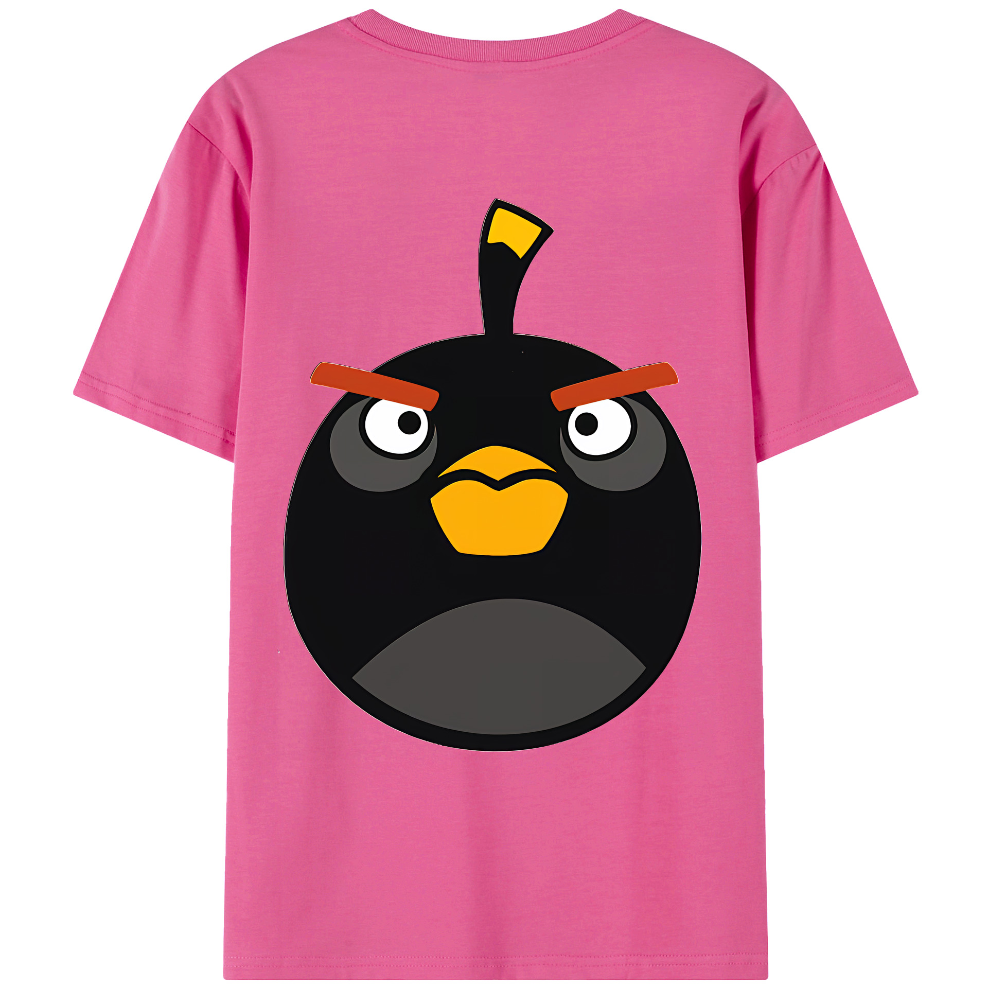 （画像用） Angry Birds アングリーバード レディース半袖Tシャツ(バックプリント)