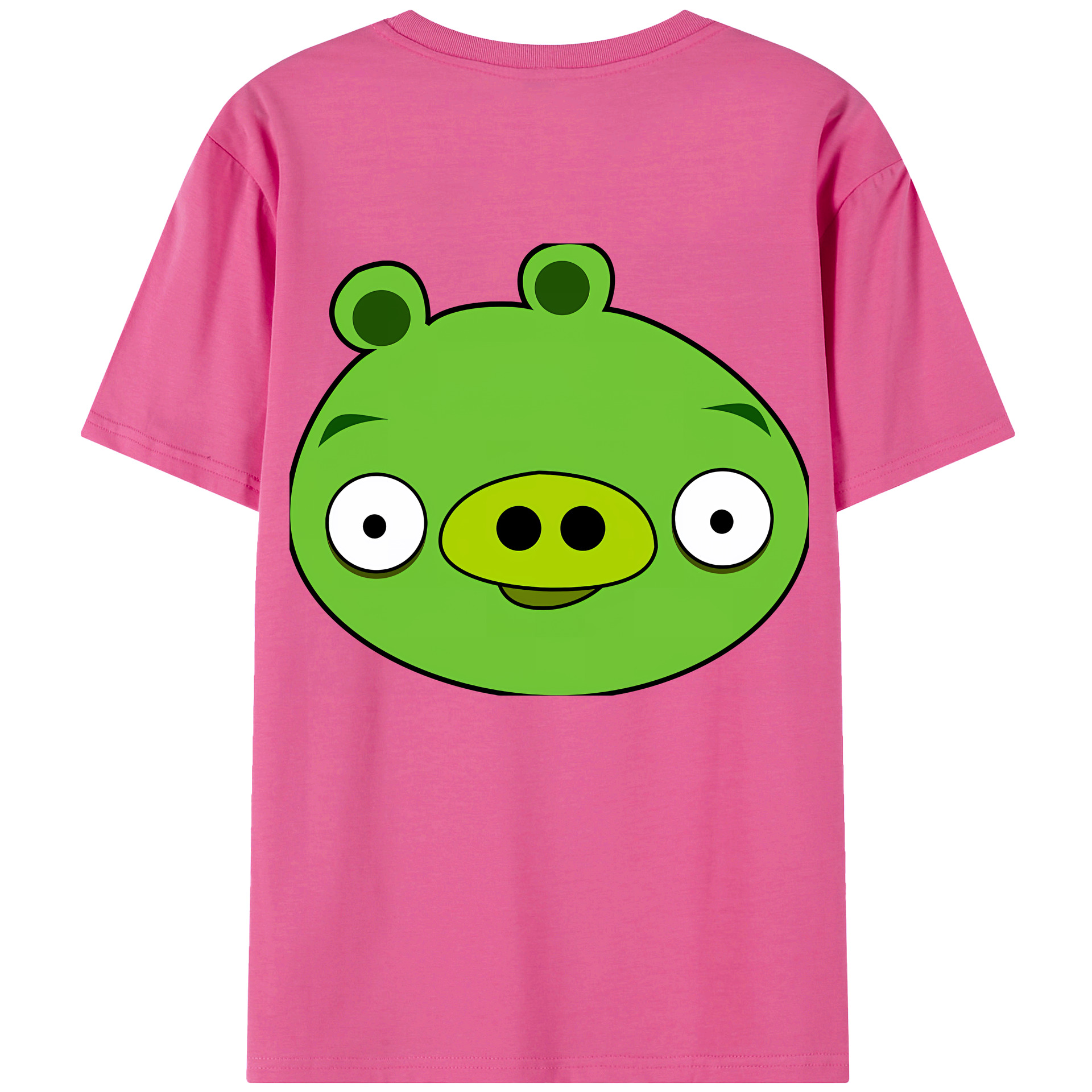 （画像用） Angry Birds アングリーバード レディース半袖Tシャツ(バックプリント)