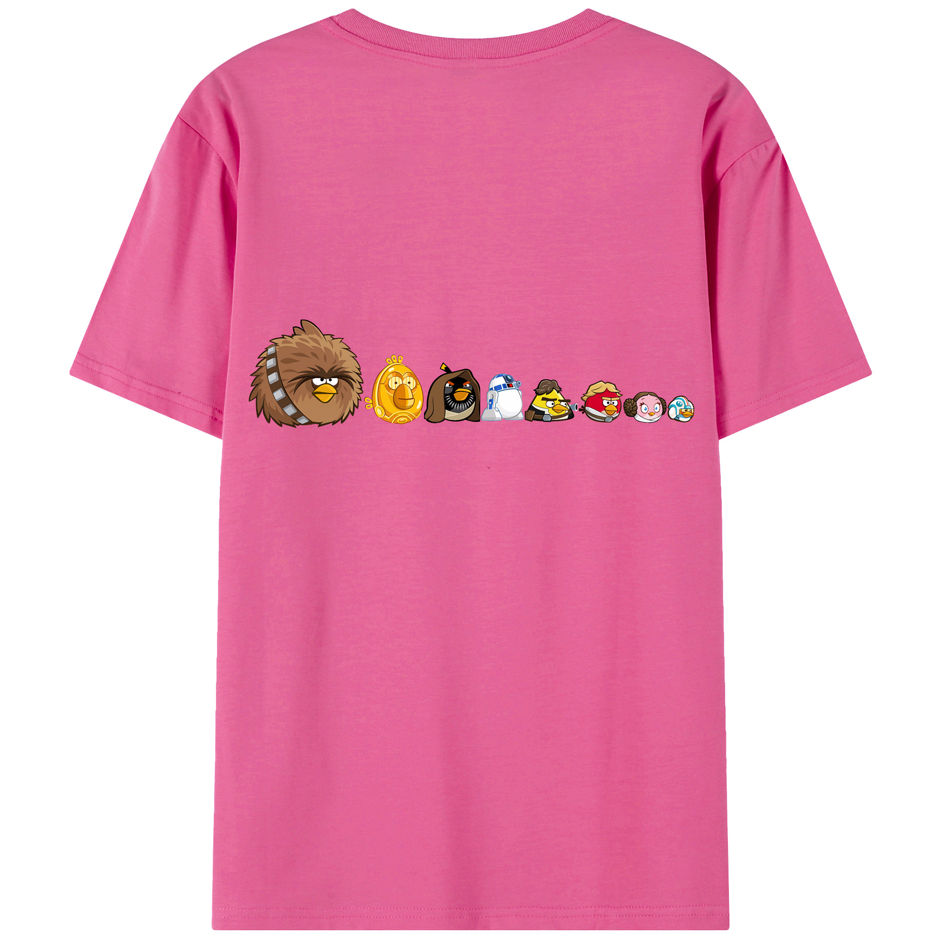 （画像用） Angry Birds アングリーバード レディース半袖Tシャツ(バックプリント)