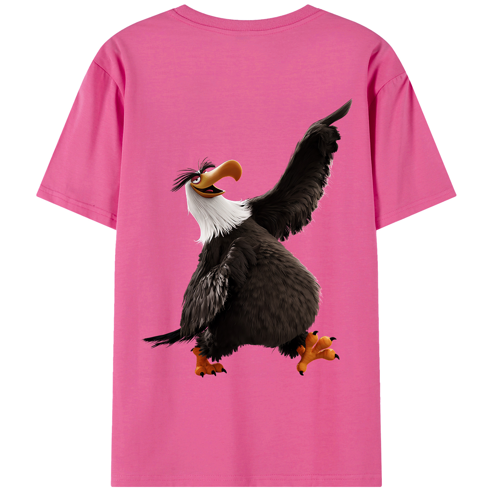 （画像用） Angry Birds アングリーバード レディース半袖Tシャツ(バックプリント)