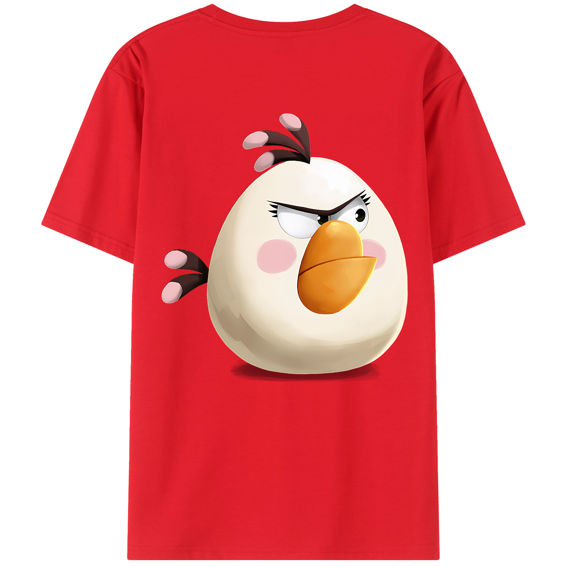 （画像用） Angry Birds アングリーバード レディース半袖Tシャツ(バックプリント)