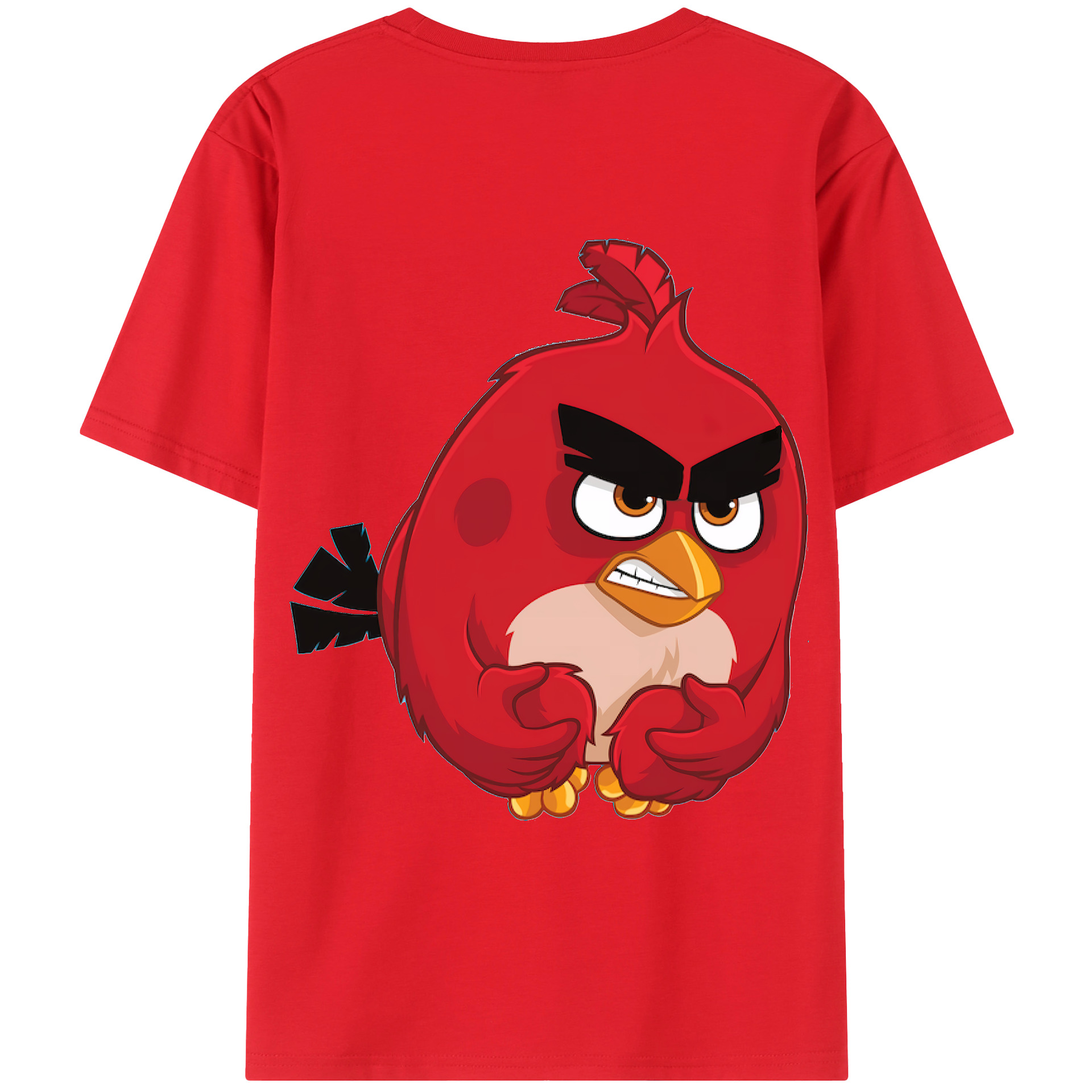 （画像用） Angry Birds アングリーバード レディース半袖Tシャツ(バックプリント)