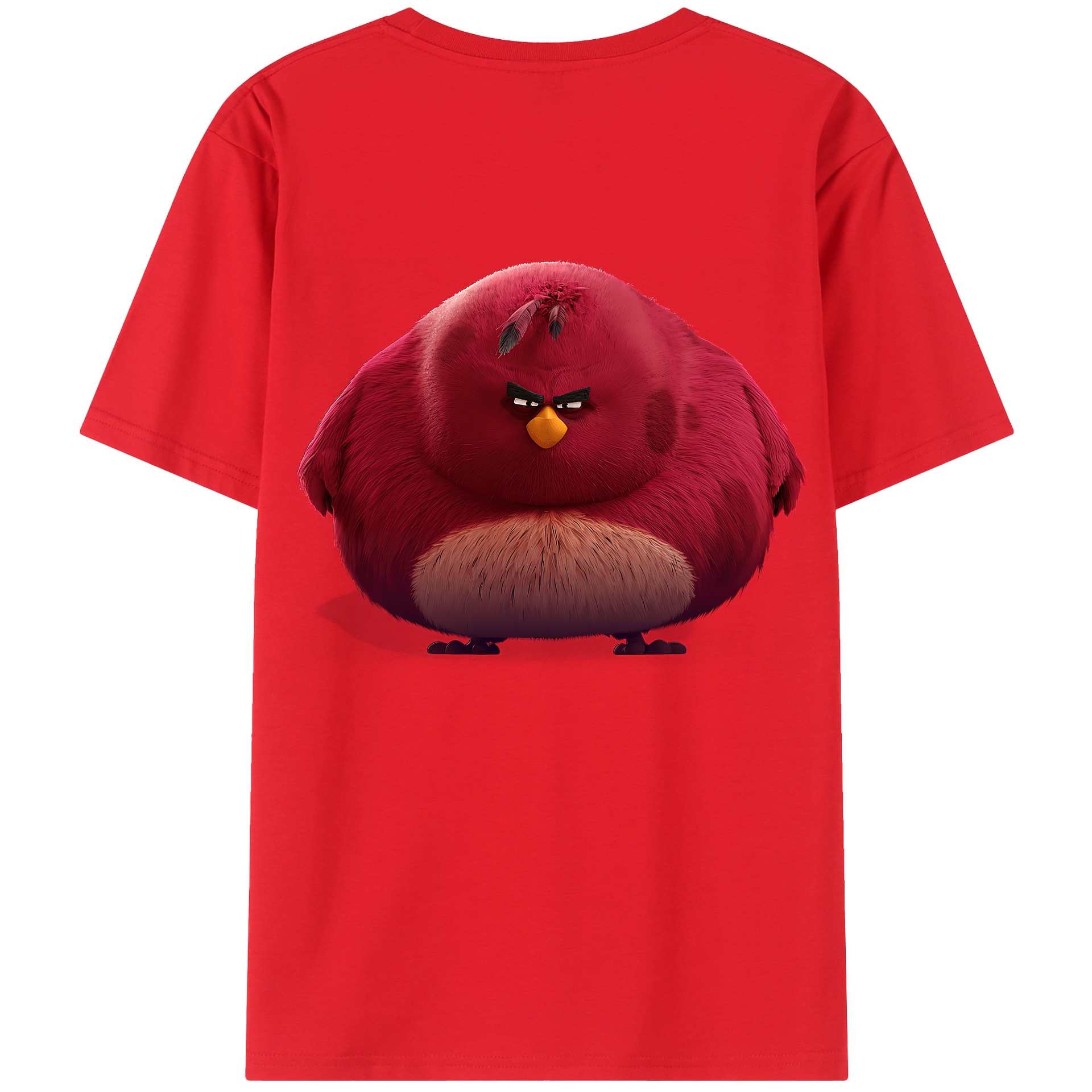 （画像用） Angry Birds アングリーバード レディース半袖Tシャツ(バックプリント)