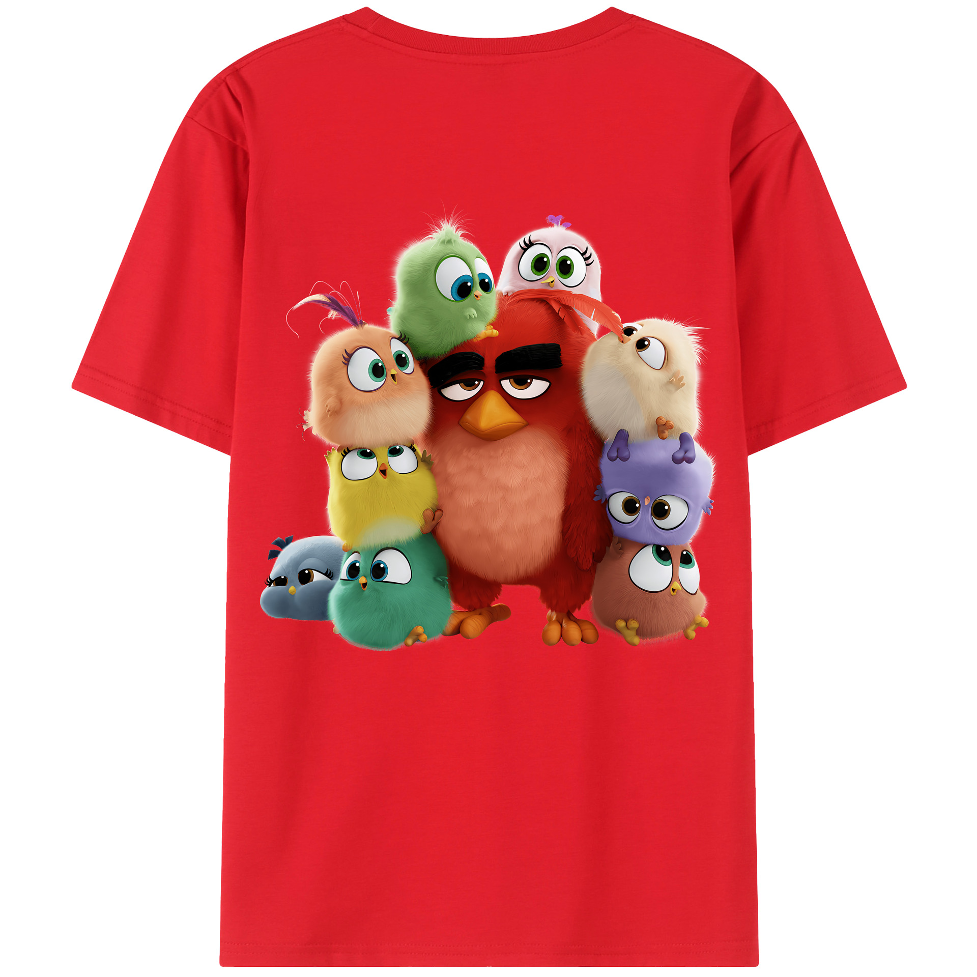 （画像用） Angry Birds アングリーバード レディース半袖Tシャツ(バックプリント)