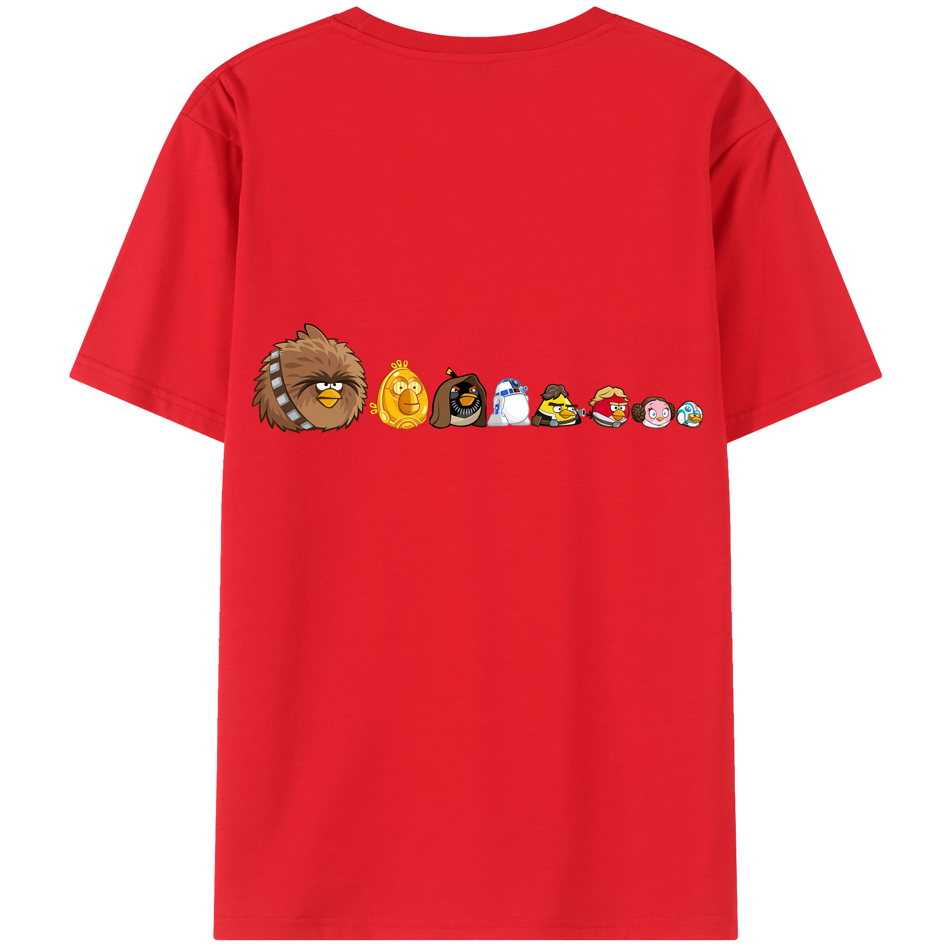 （画像用） Angry Birds アングリーバード レディース半袖Tシャツ(バックプリント)